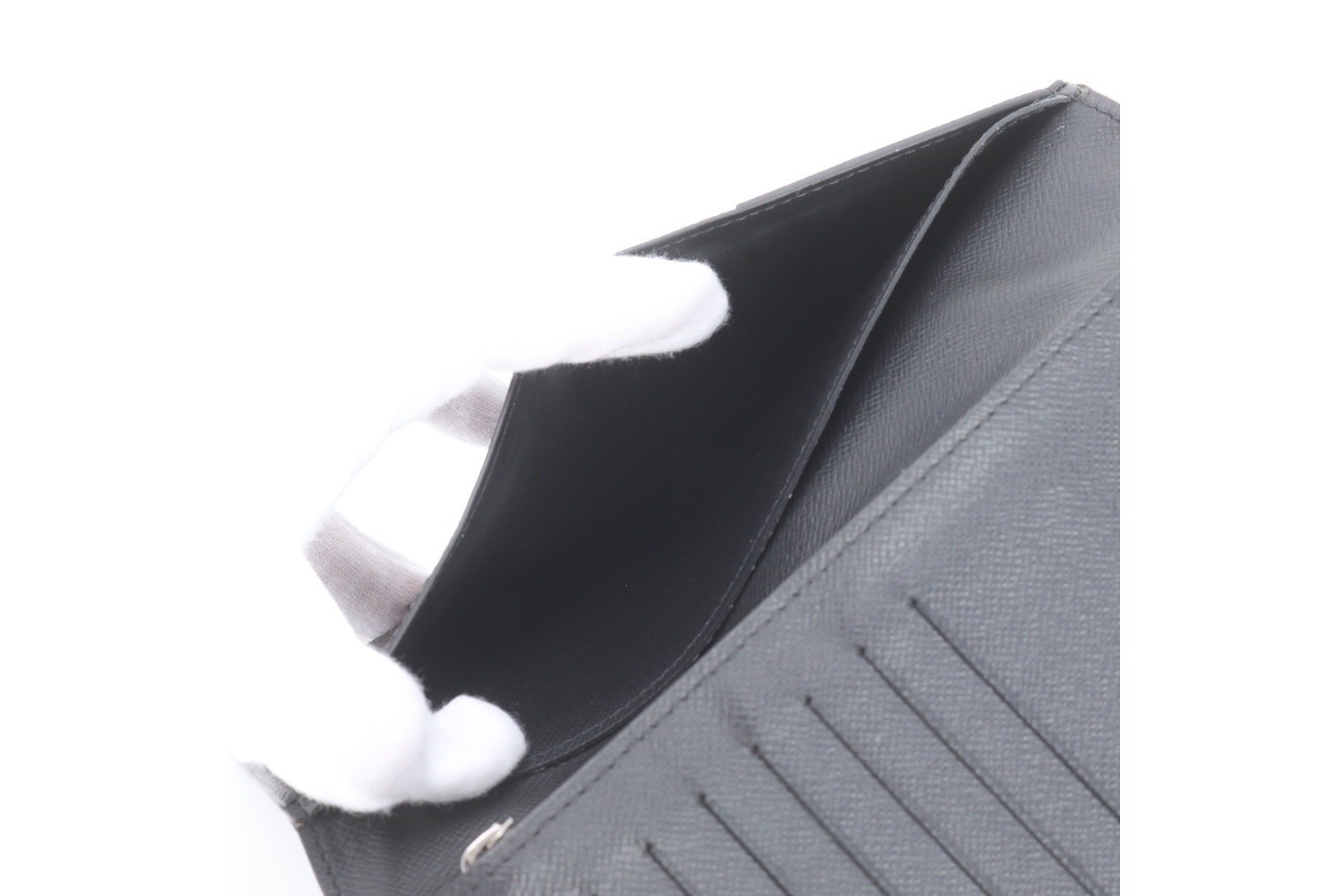 RFID-equipped Monogram Eclipse Portefeuille Brazza M61697 Leather — view 8