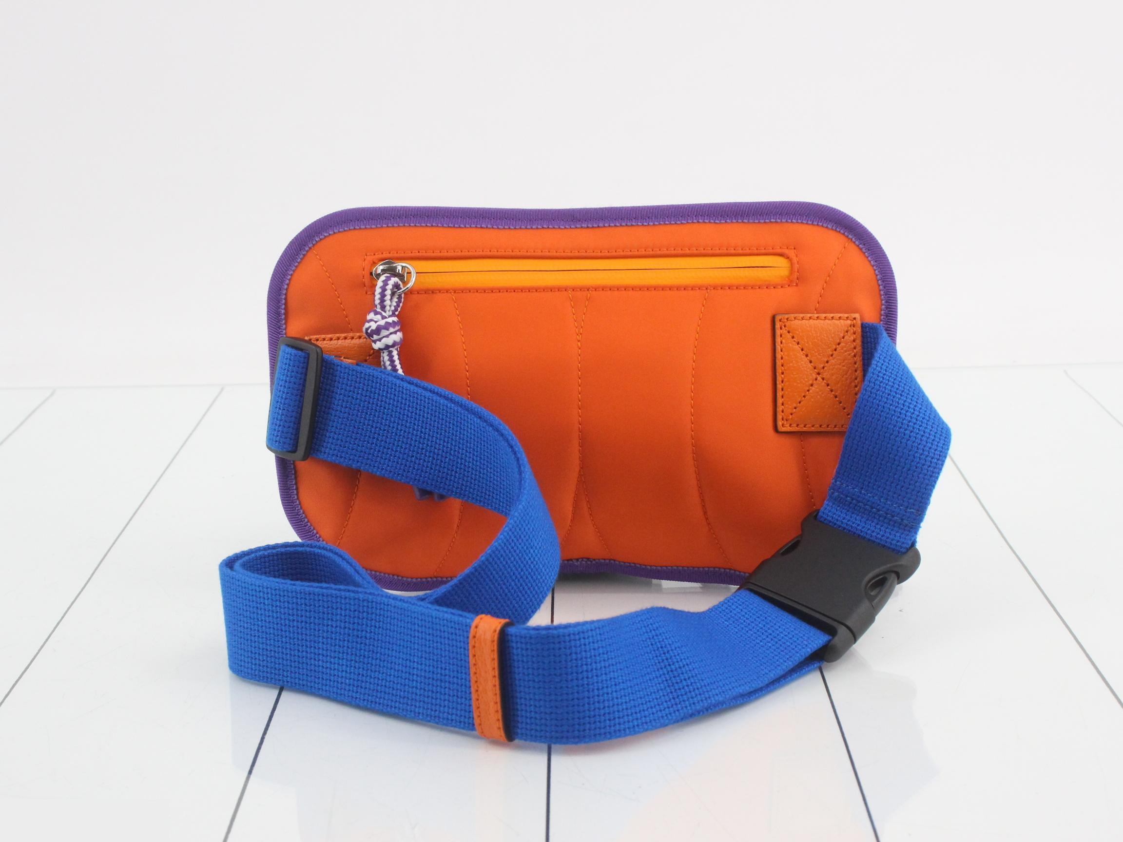 Waist bag, multi-color, nylon/cotton — view 2