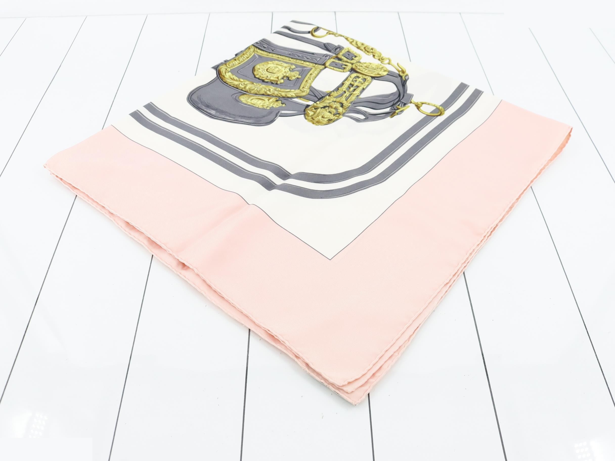 Carré 90 Brides de Gala Silk Scarf