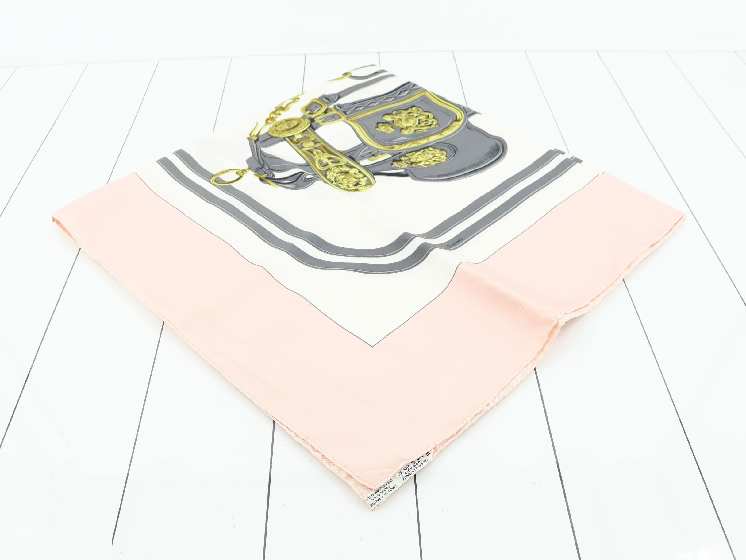 Carré 90 Brides de Gala Silk Scarf — view 2