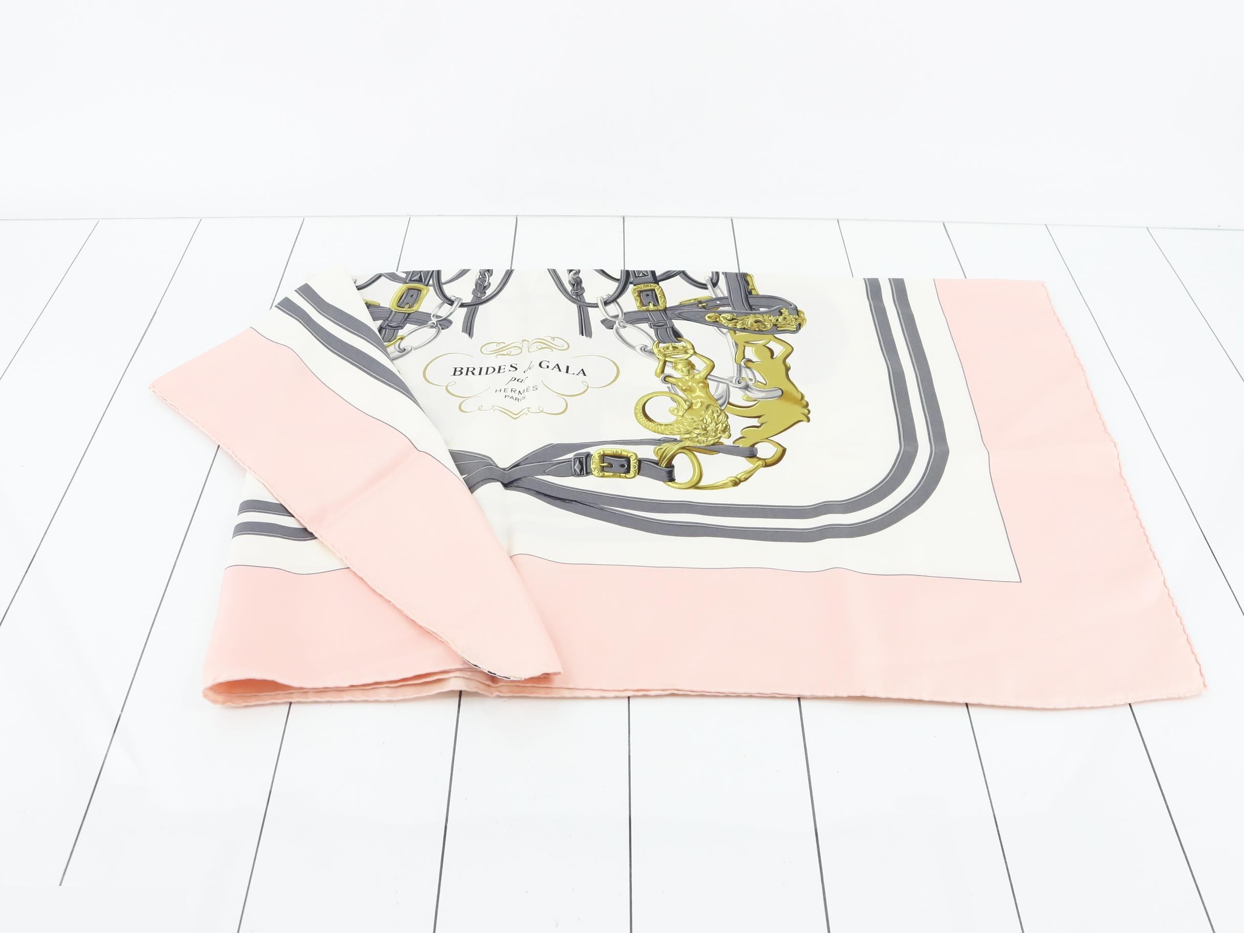 Carré 90 Brides de Gala Silk Scarf — view 3