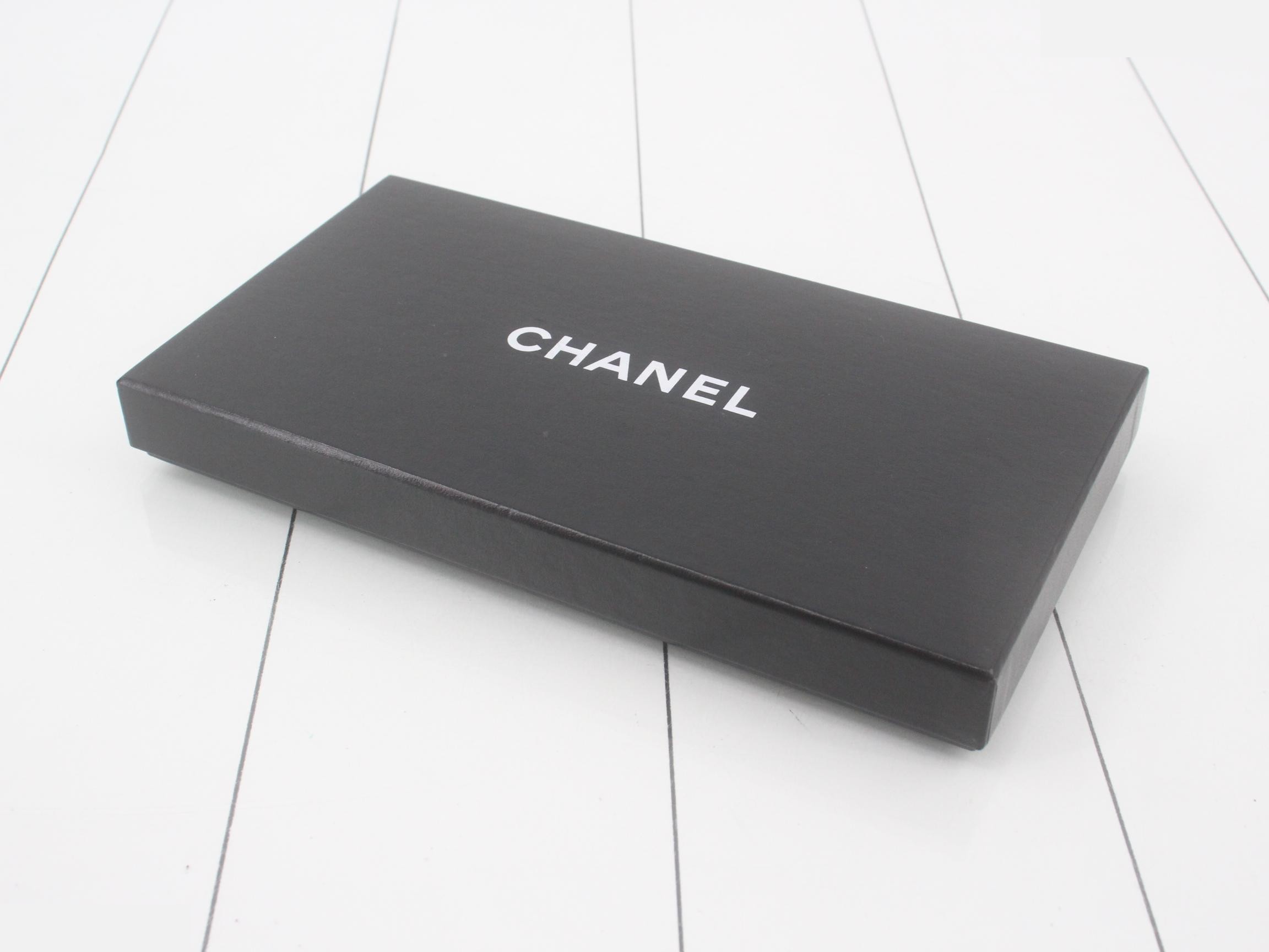 Long wallet, black, caviar leather — view 5