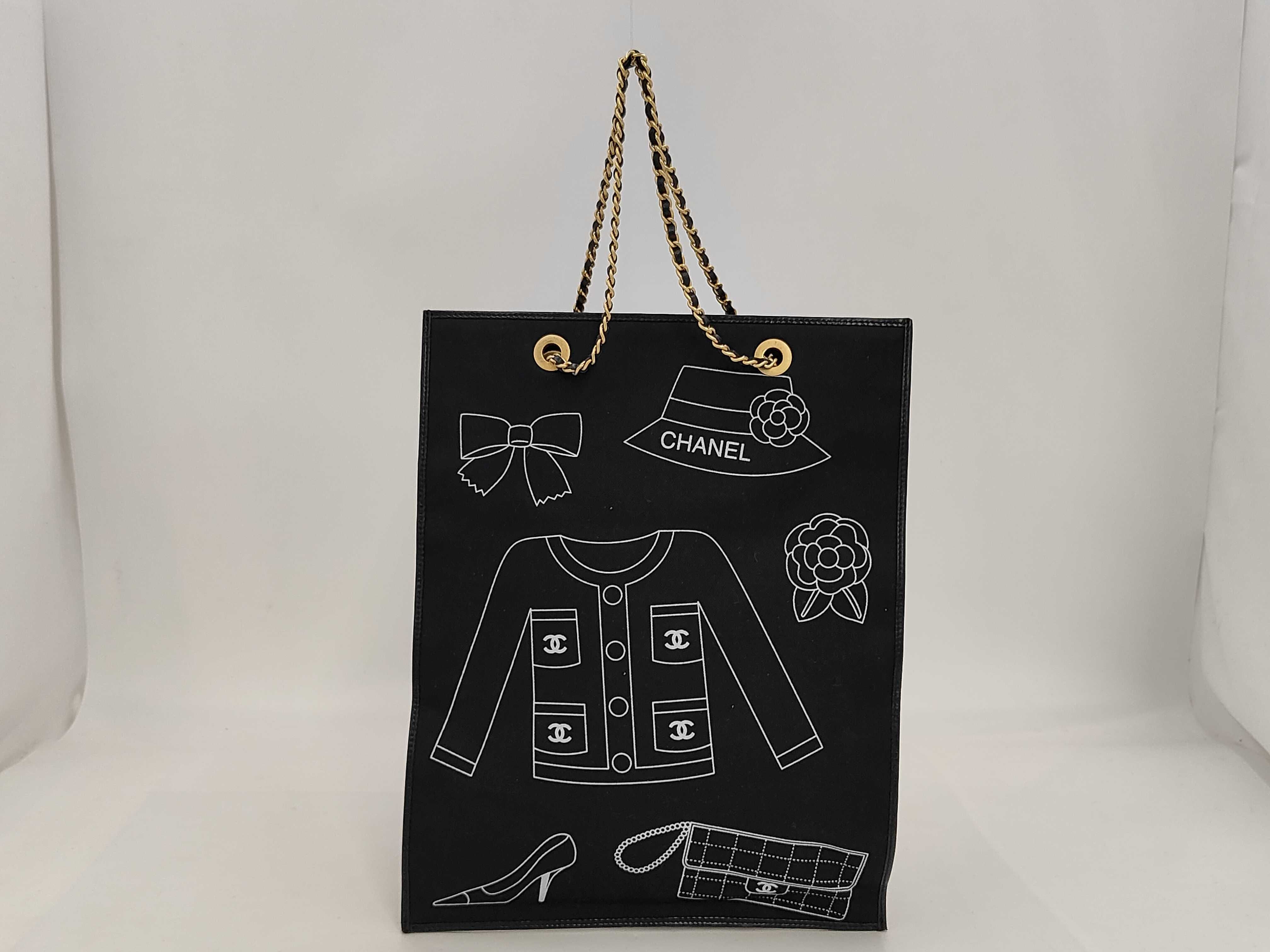 cotton black tote bag