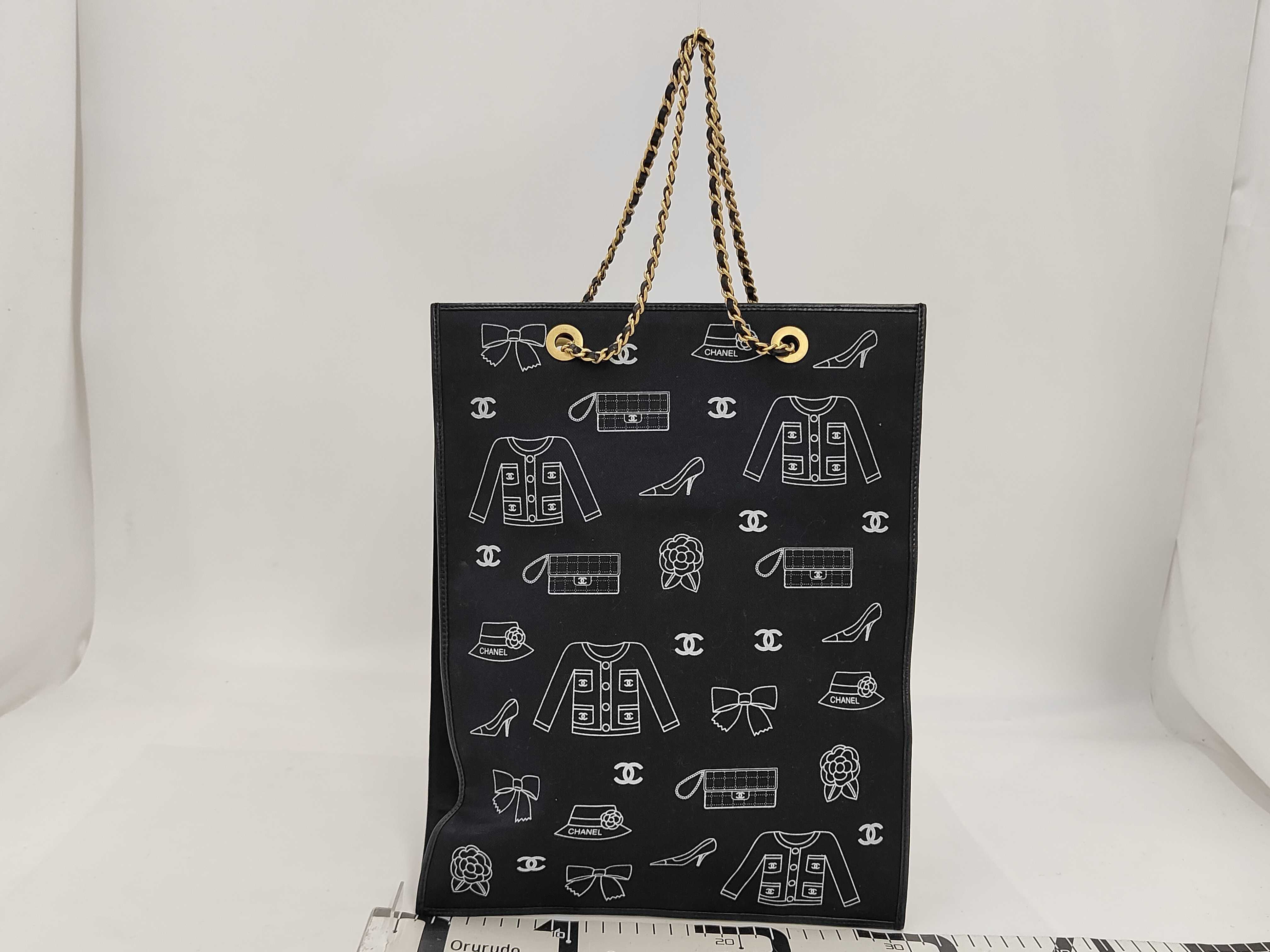 cotton black tote bag — view 2