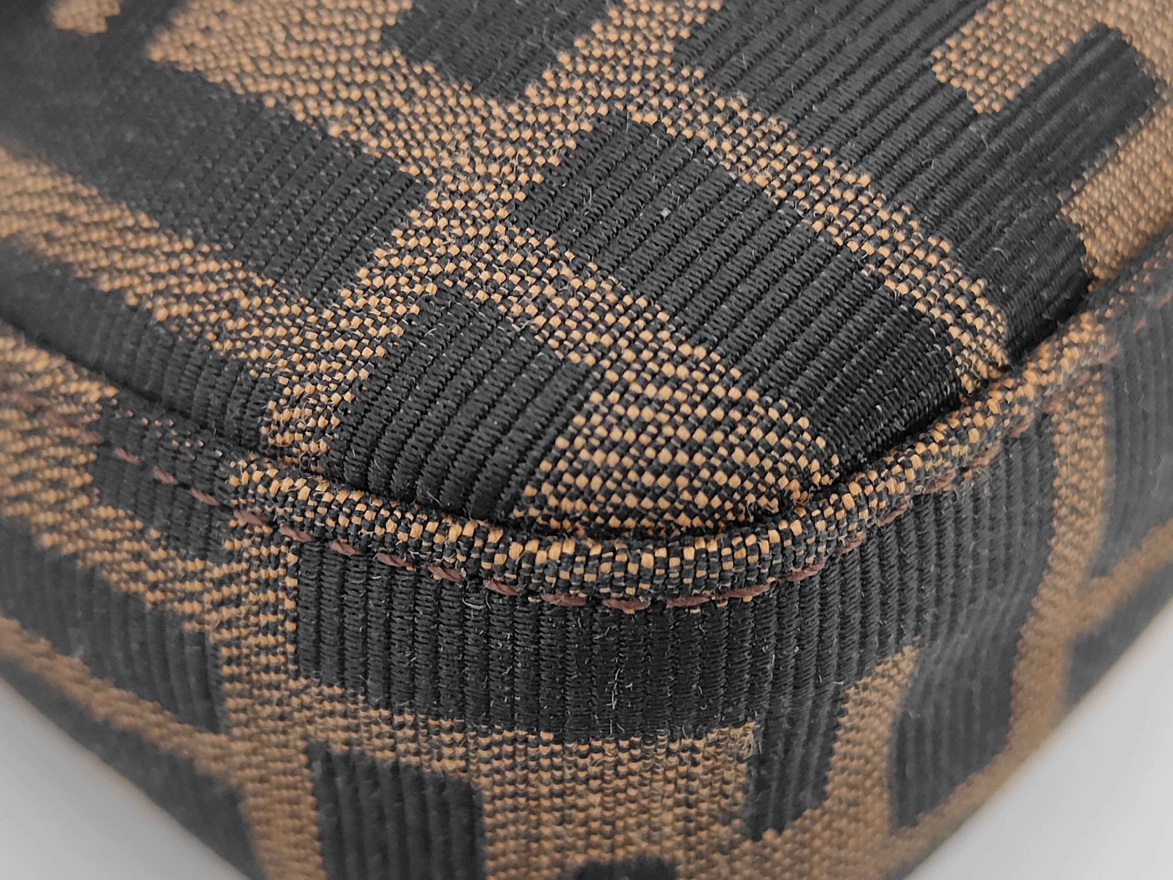 Zucca Baguette Fabric Leather Shoulder Bag — view 4