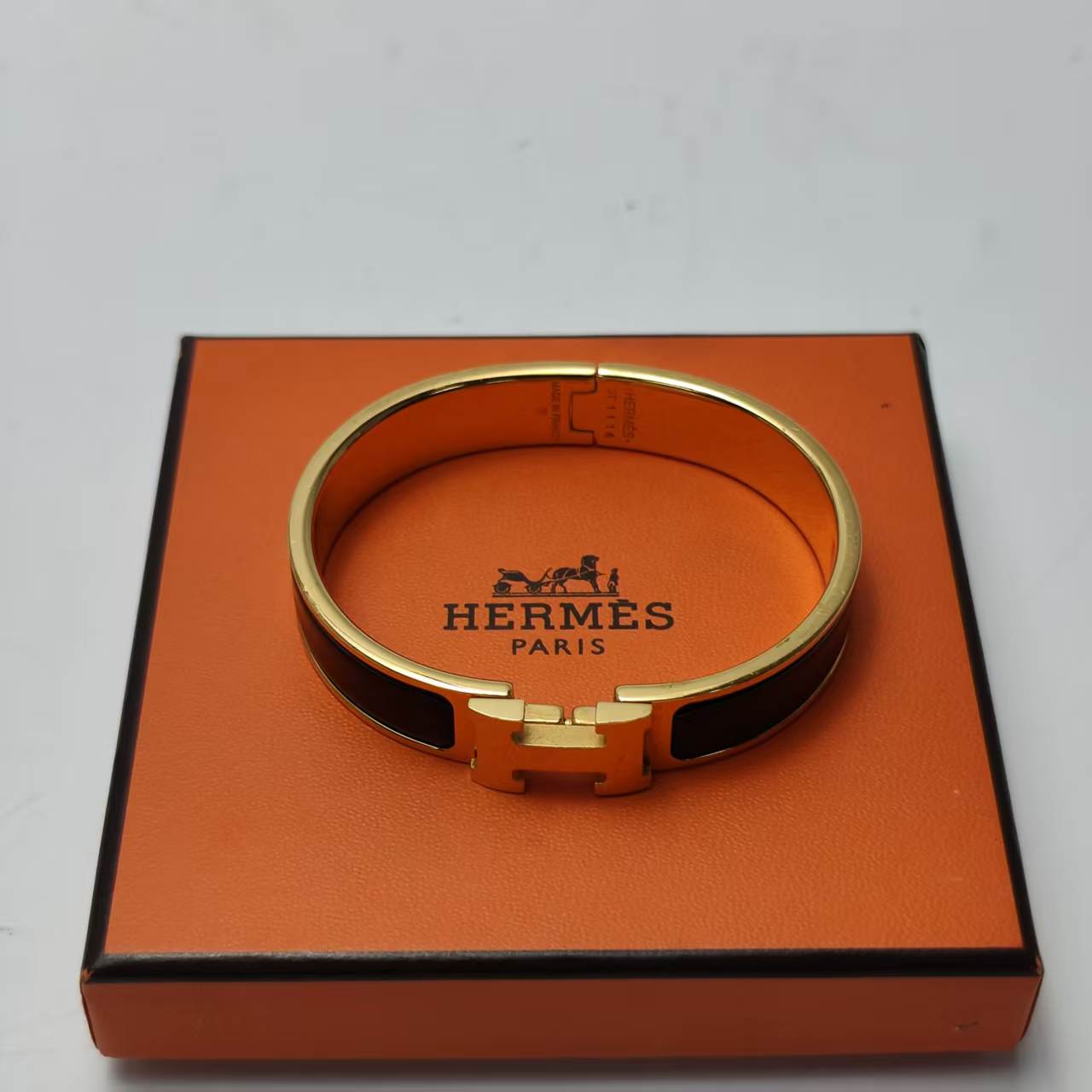 【*Shipped from: China*】HERMES Plated/Enamel Bracelet Bracelet/Bangle — view 2