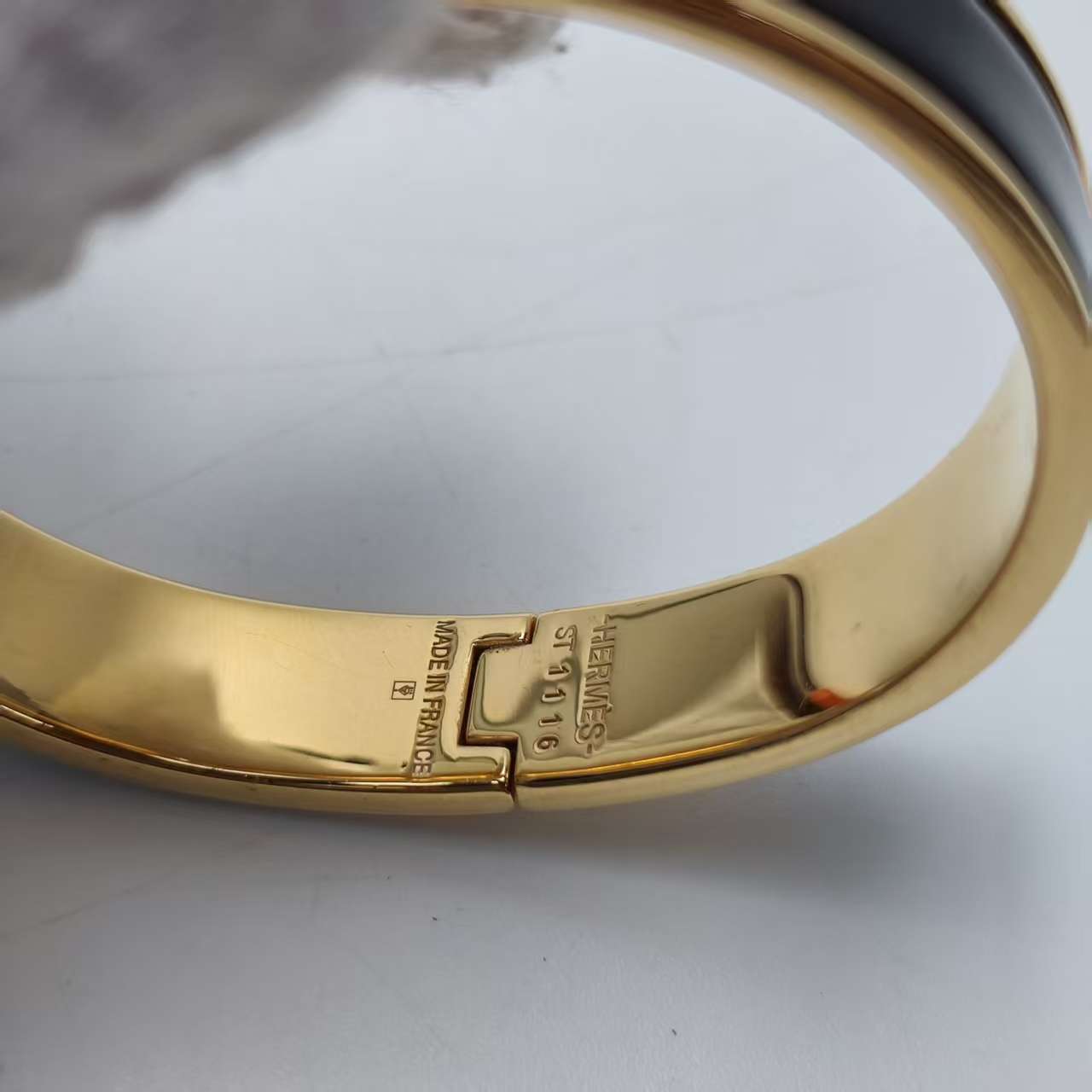 【*Shipped from: China*】HERMES Plated/Enamel Bracelet Bracelet/Bangle — view 7