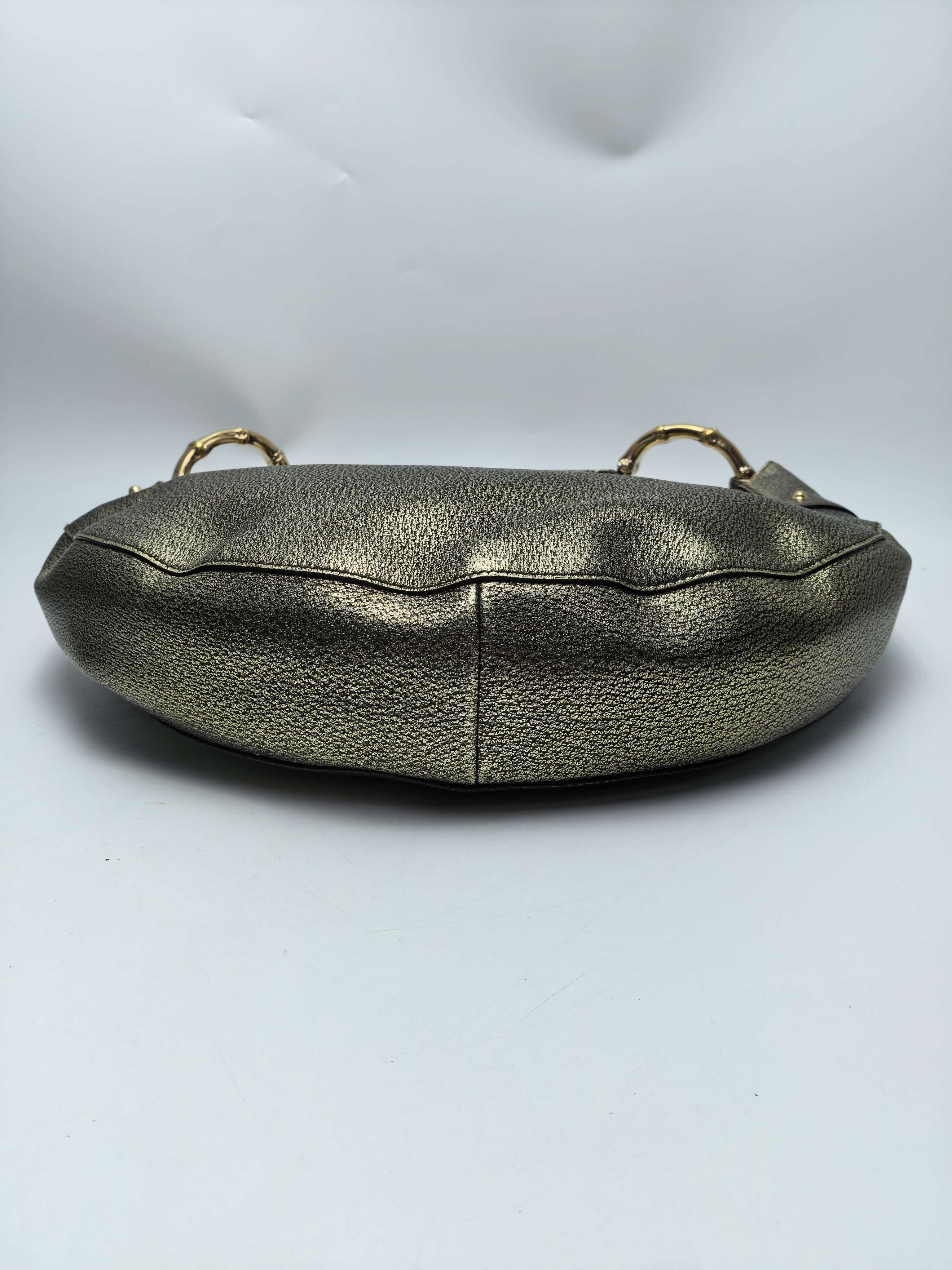 【*Shipped from: China*】GUCCI Bamboo Leather Handbag 131038 — view 5