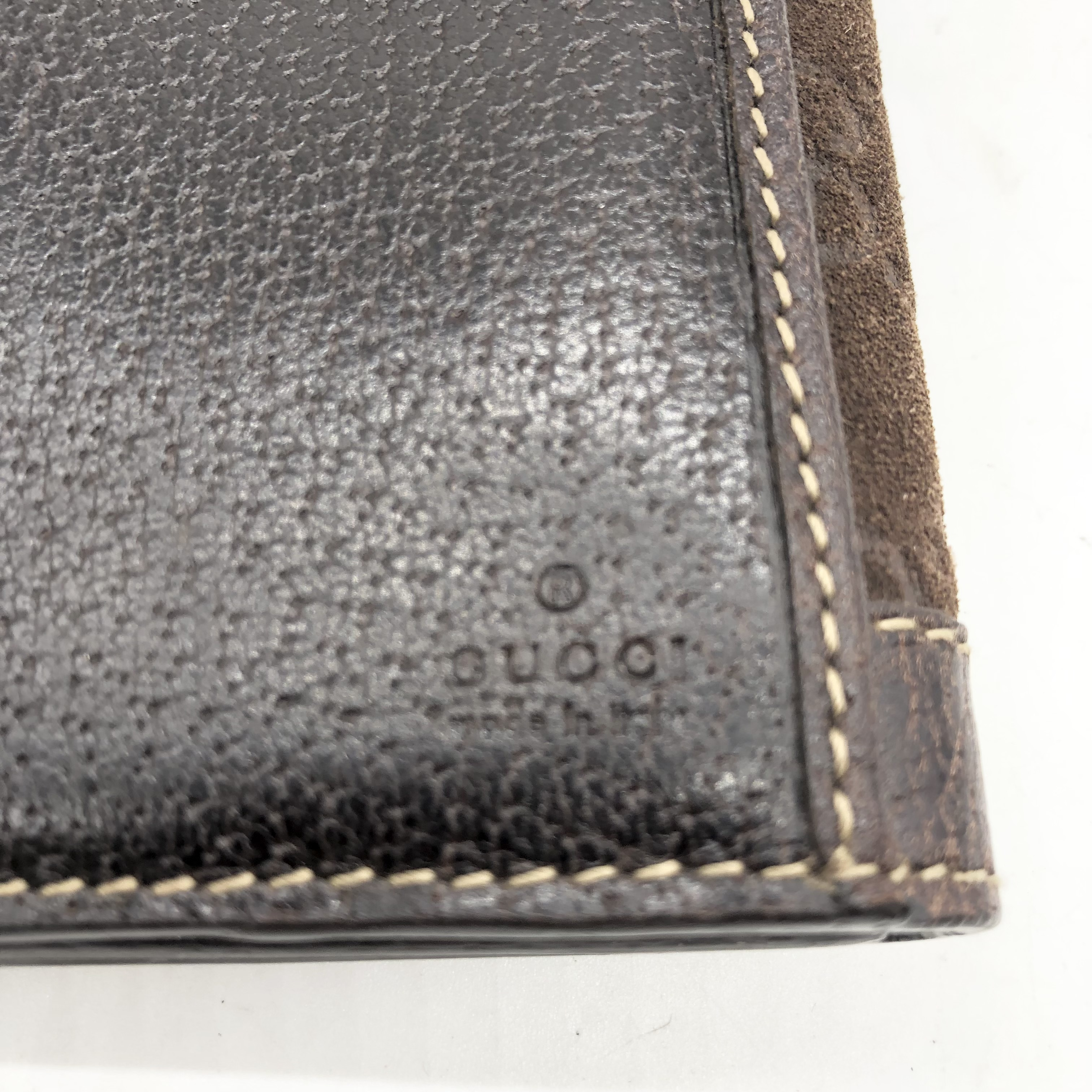 GG Canvas Long Wallet, Dark Brown — view 7