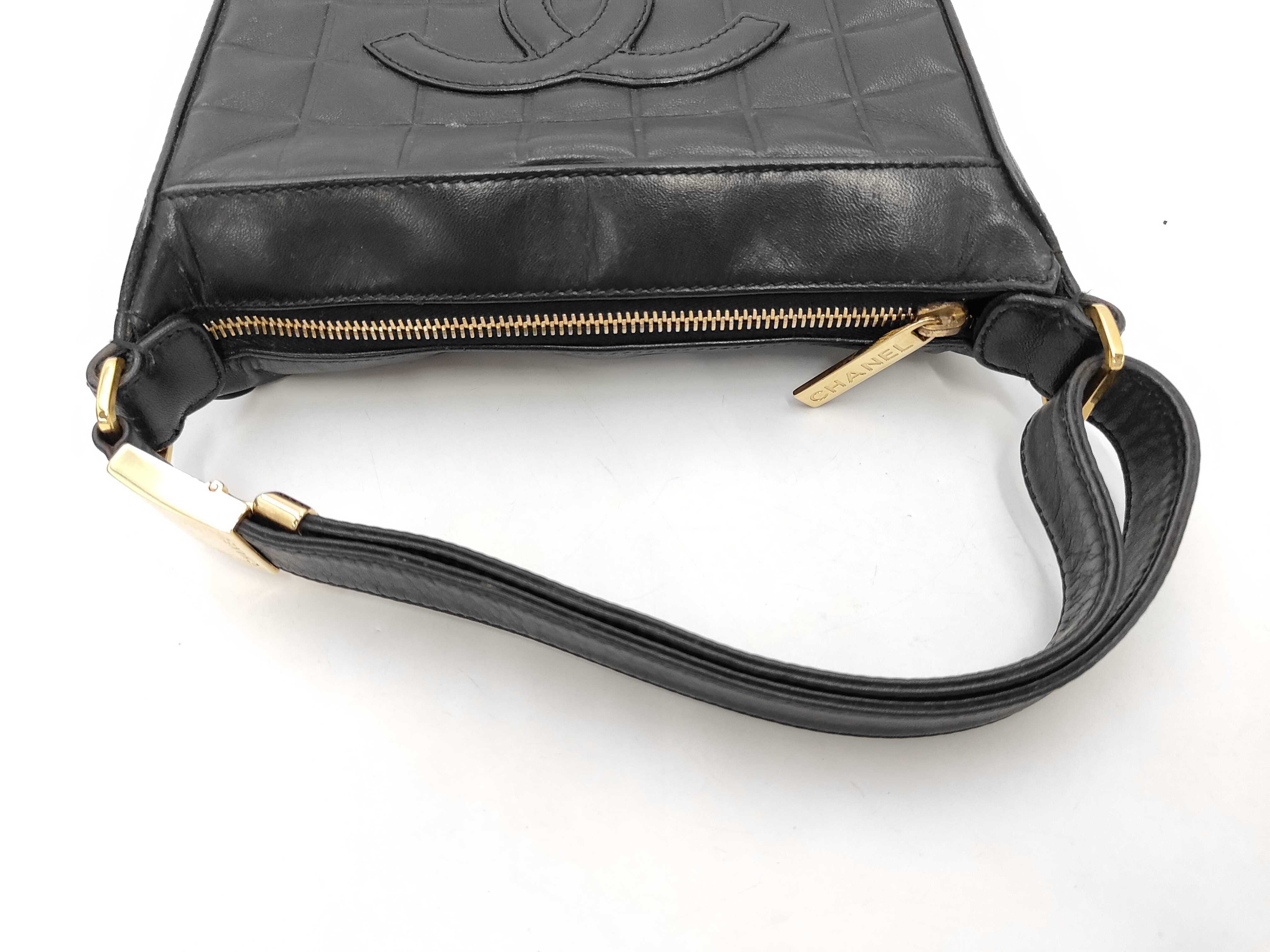 Chocolate Bar Black Coco Mark Handbag (VO8208) Handbag — view 5