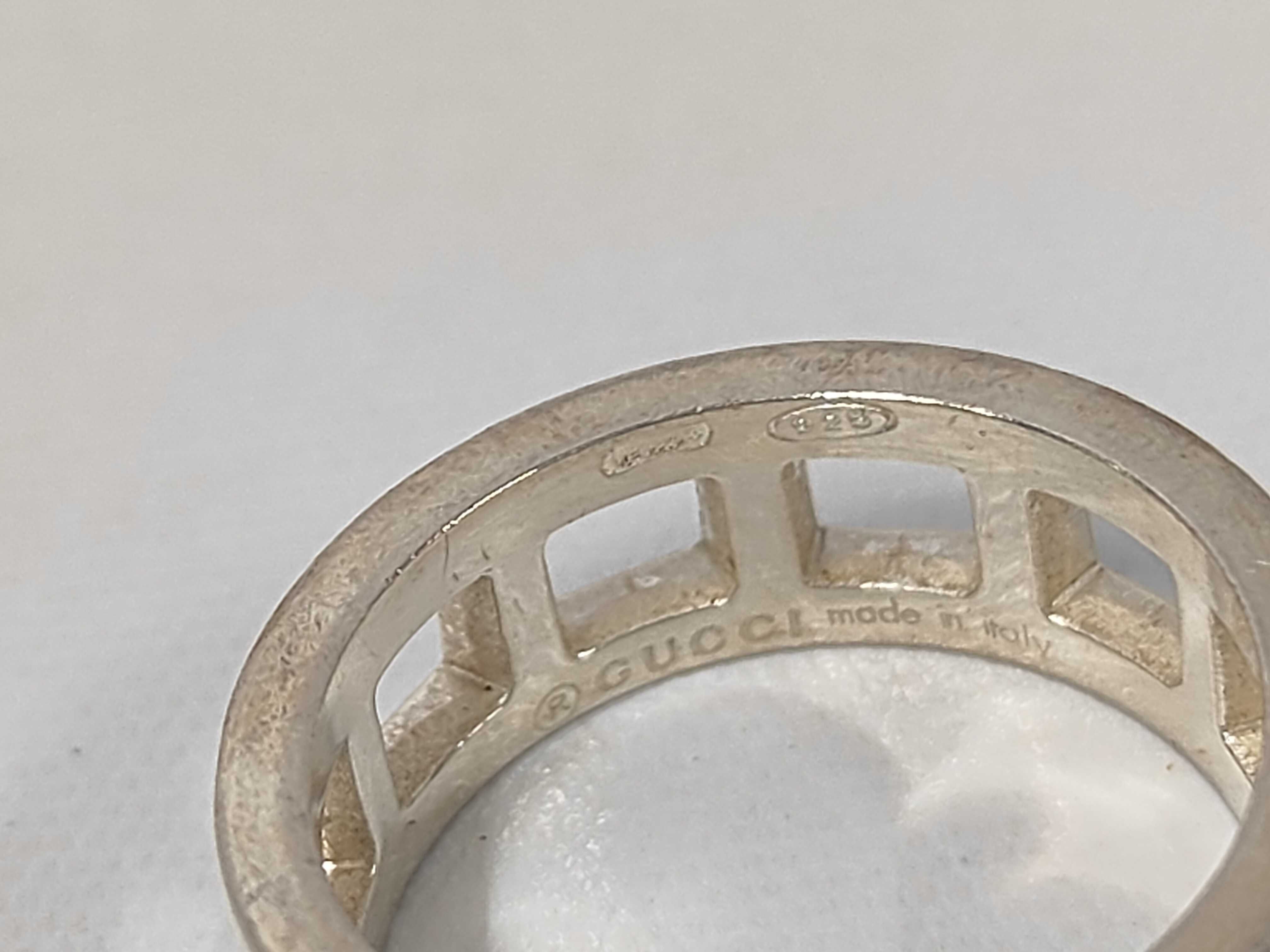 Open Square Sterling Silver 925 Ring — view 5