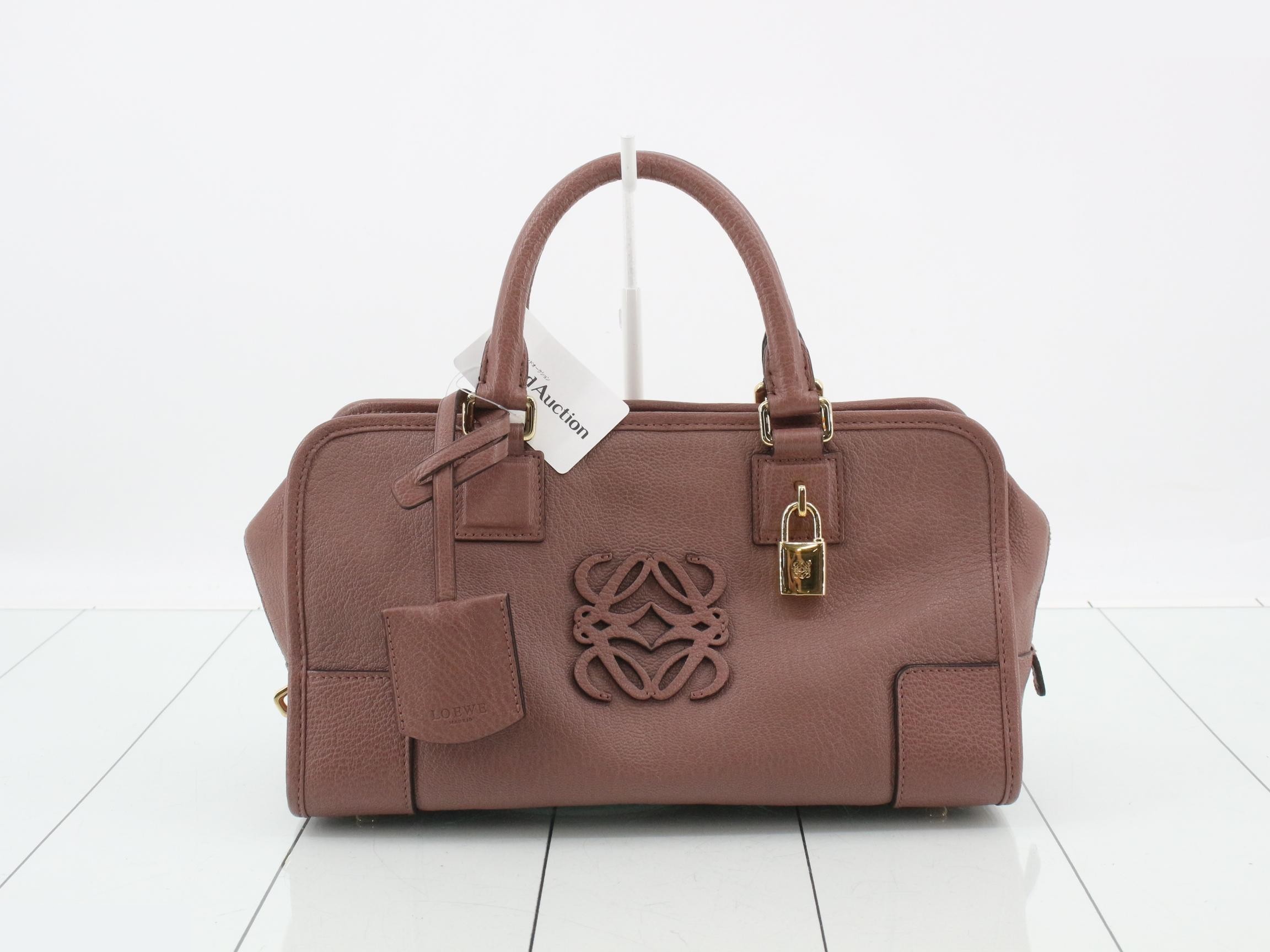 Amazona 28 Large Logo Handbag, Brown