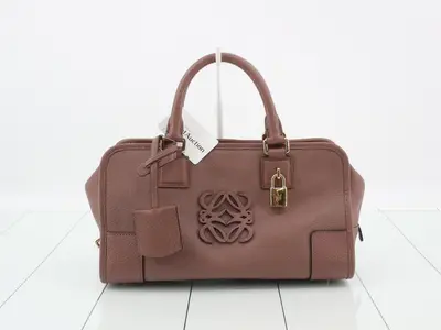 Amazona 28 Large Logo Handbag, Brown