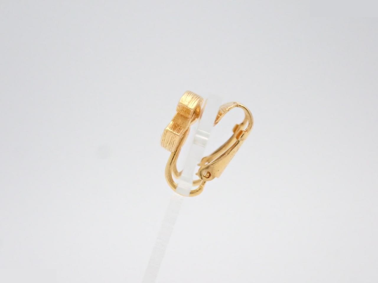 Coco Mark Gold Earrings — view 3