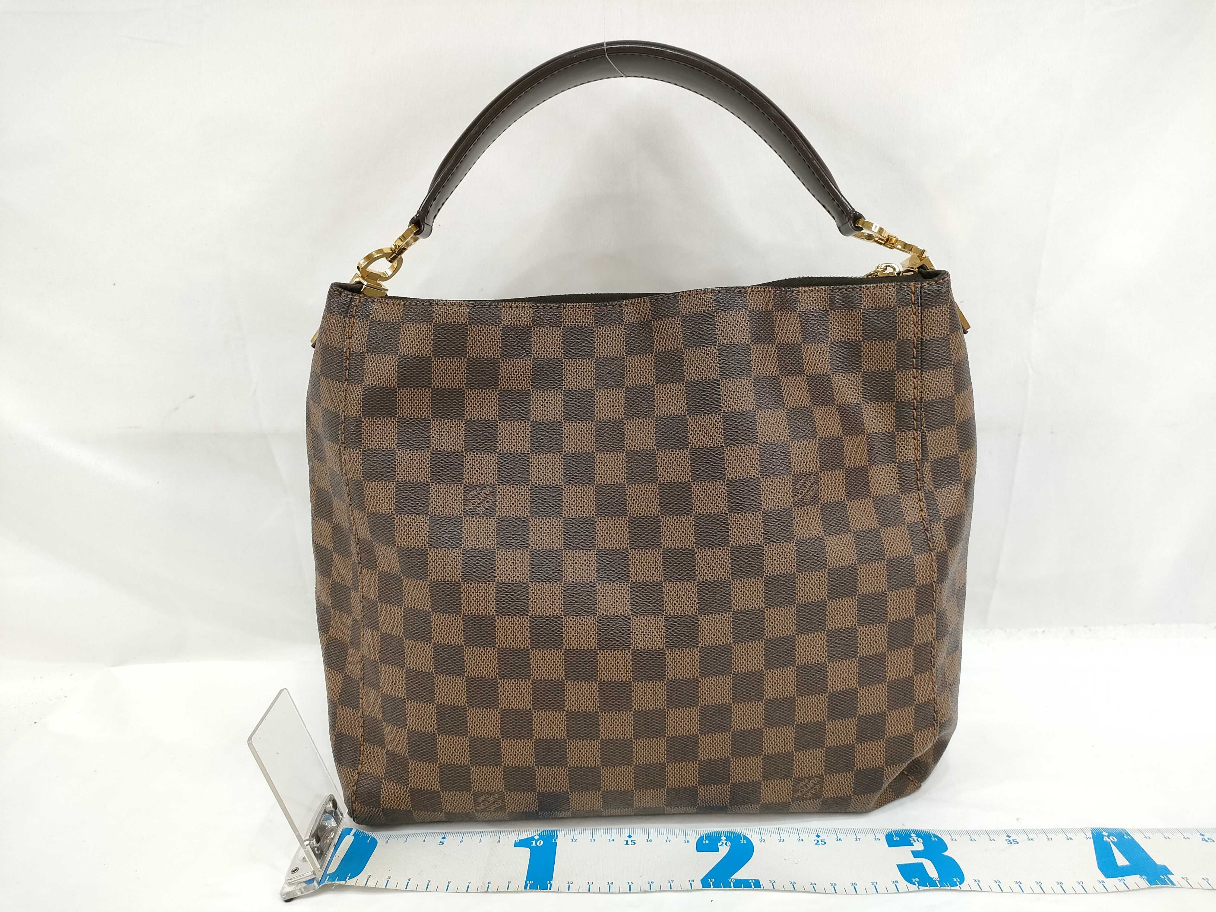 Damier FR- Damier Portobello PM N41184 Brown Handbag — view 2