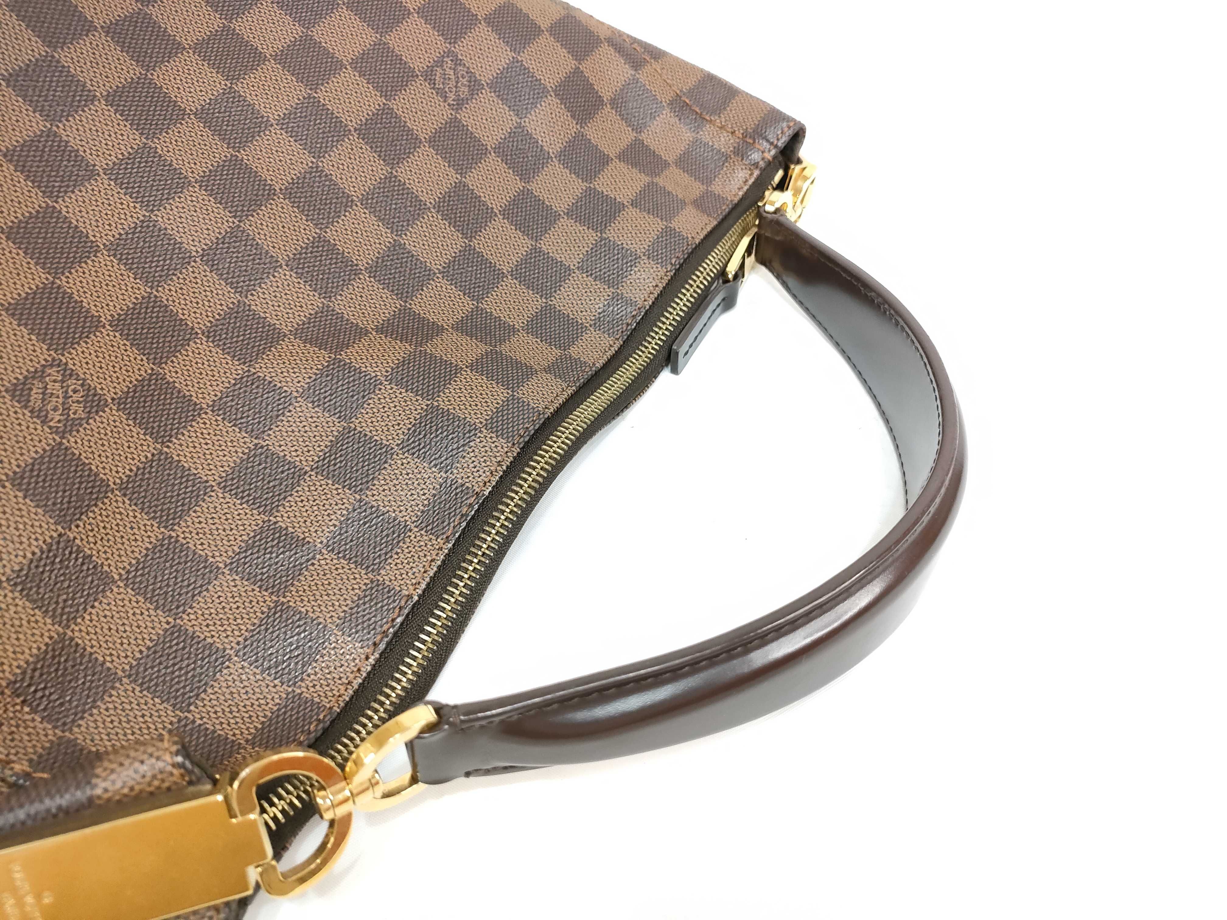 Damier FR- Damier Portobello PM N41184 Brown Handbag — view 3