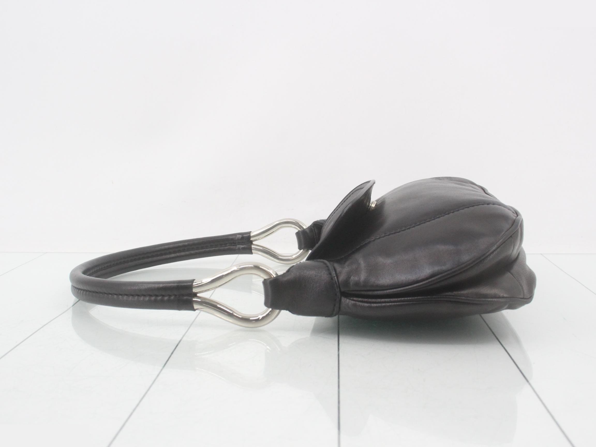 Leather shoulder bag — view 4