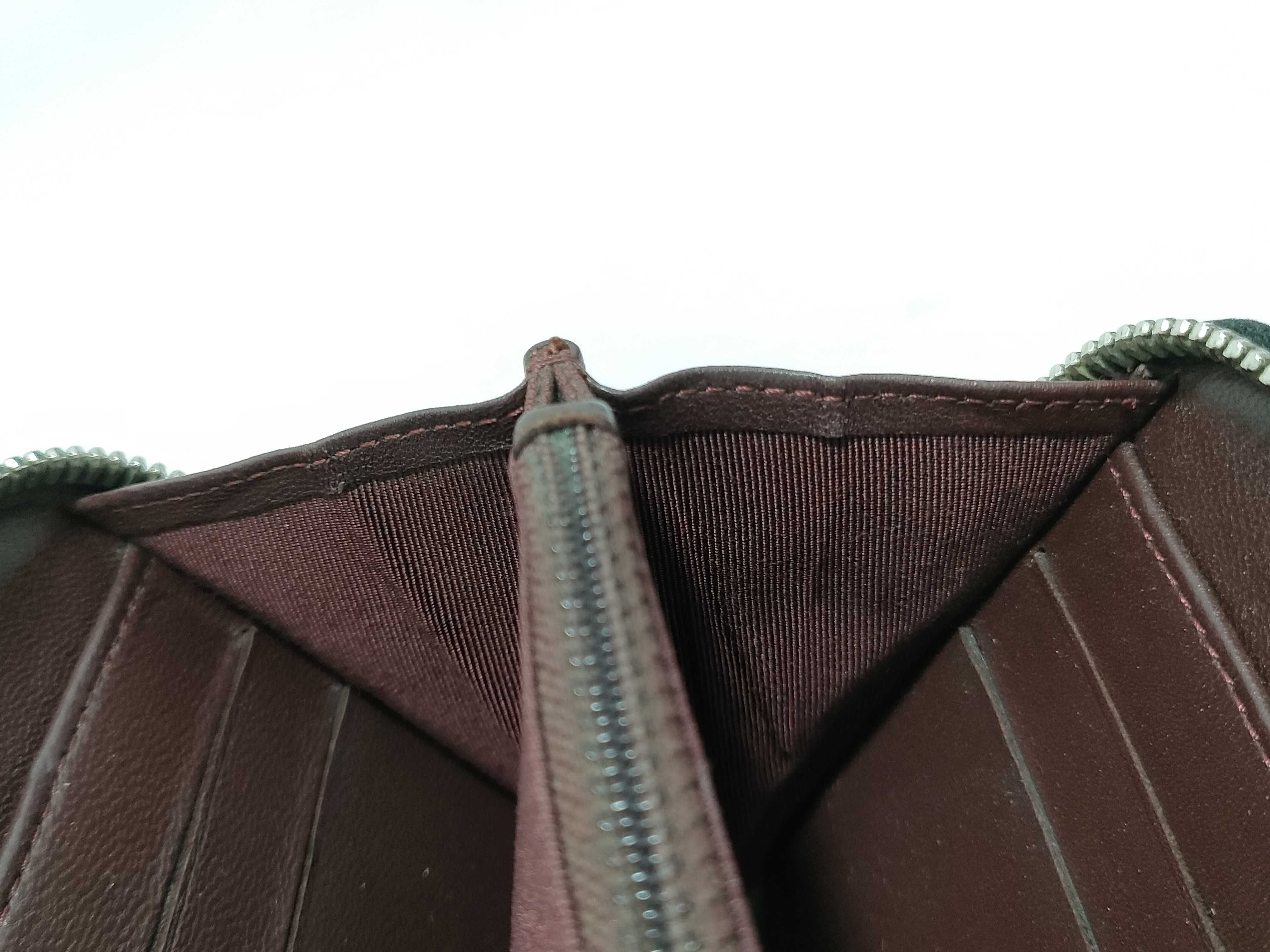 Lambskin Round Zip Long Wallet — view 9