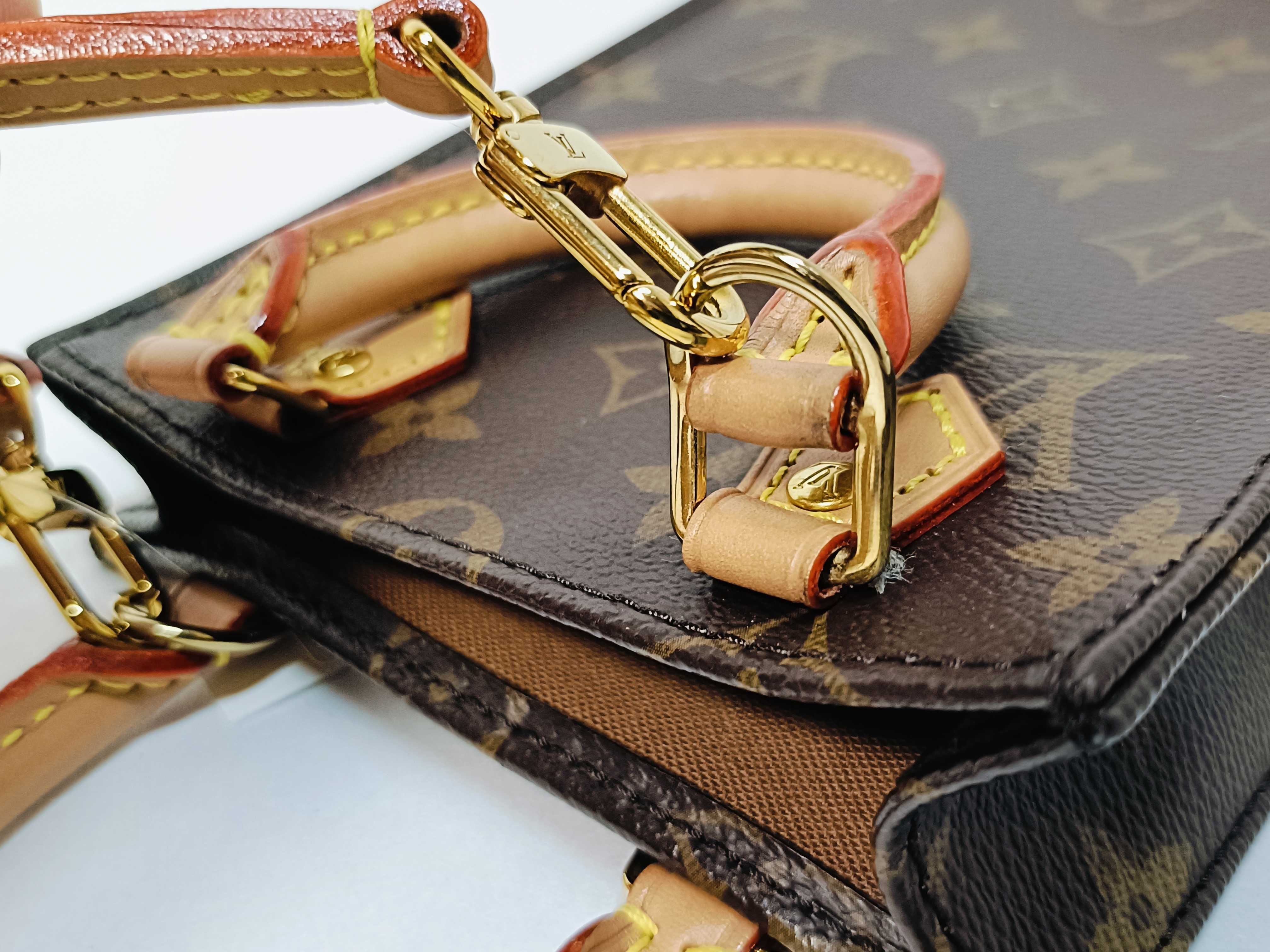Monogram Petite Sac Plat Shoulder Bag — view 5