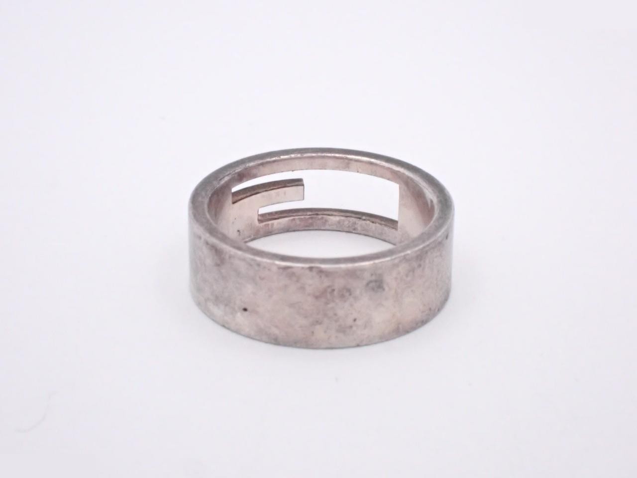 Branded G Ring, 925/9.0g, Size #22 — view 2