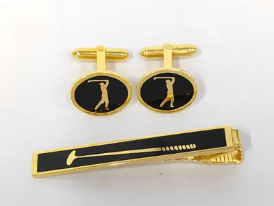 tie clip set (tie clip and cufflinks)