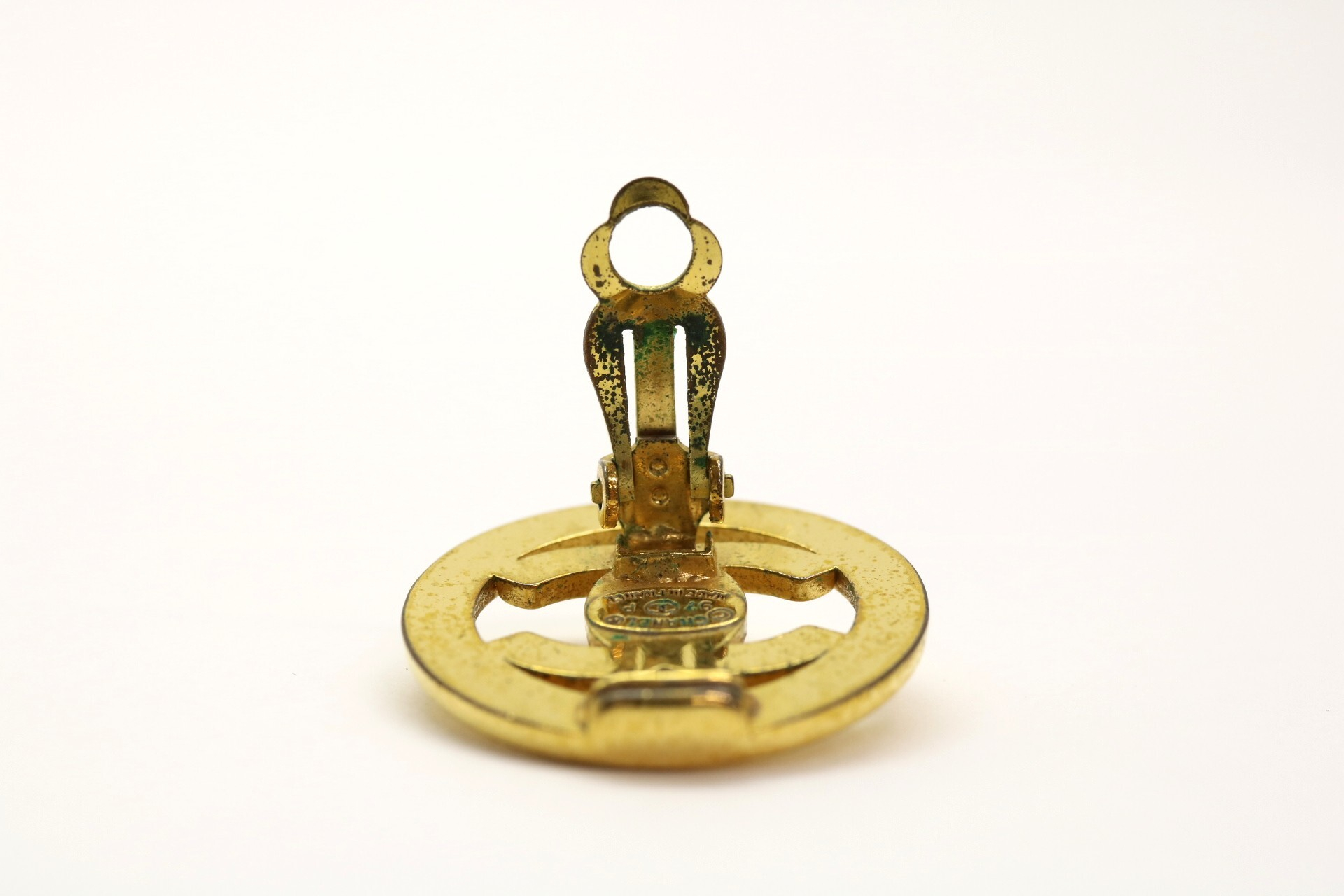 Coco Mark Turnlock Earrings 97P — view 4