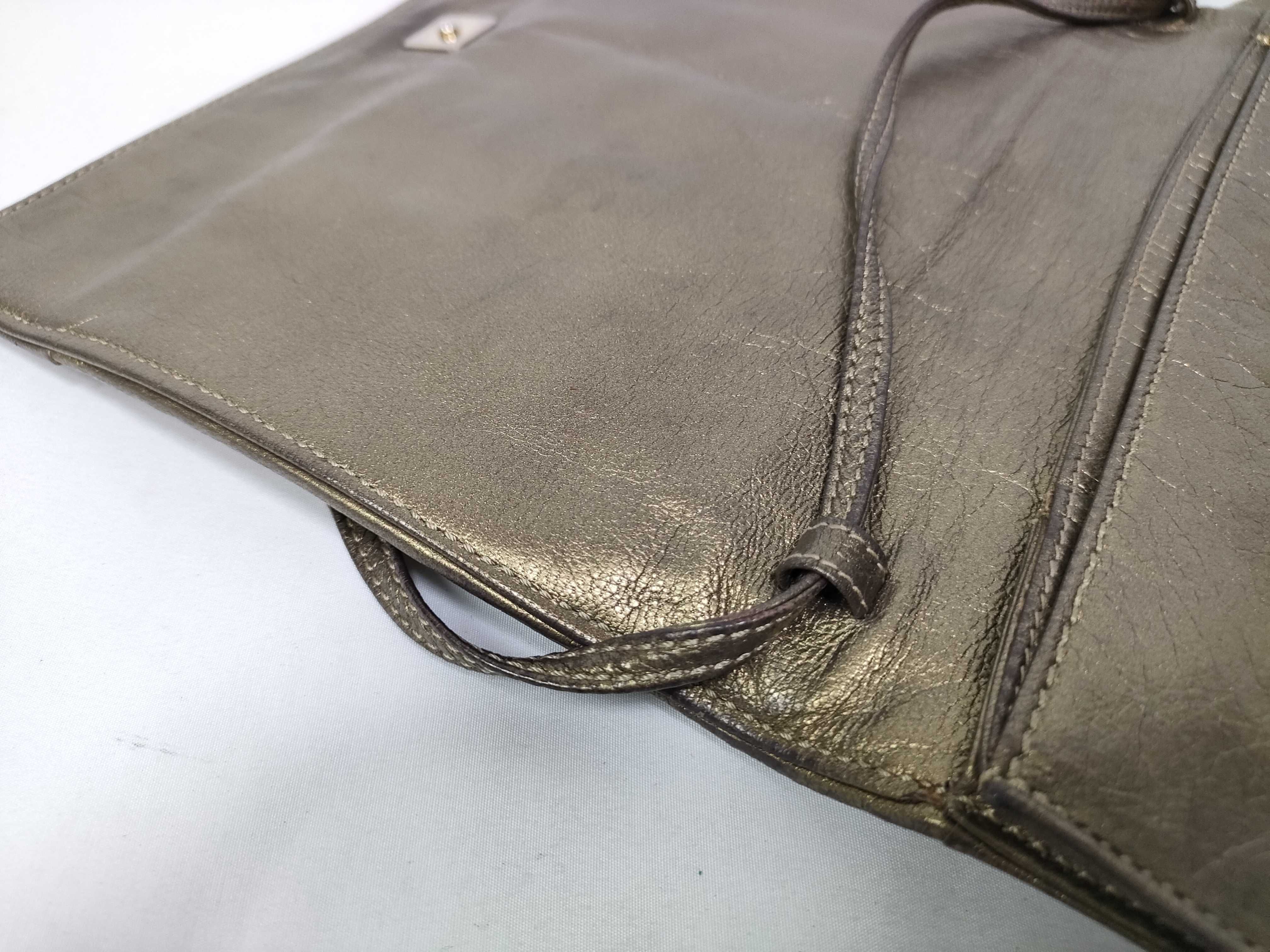 Authentic Vintage Gold Shoulder Bag — view 12