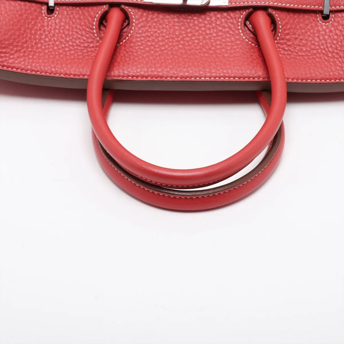 [Individually packaged] Hermes Birkin Eclat 35 Taurillon Clemence Sanguine x White Silver Hardware O: 2011 — view 5