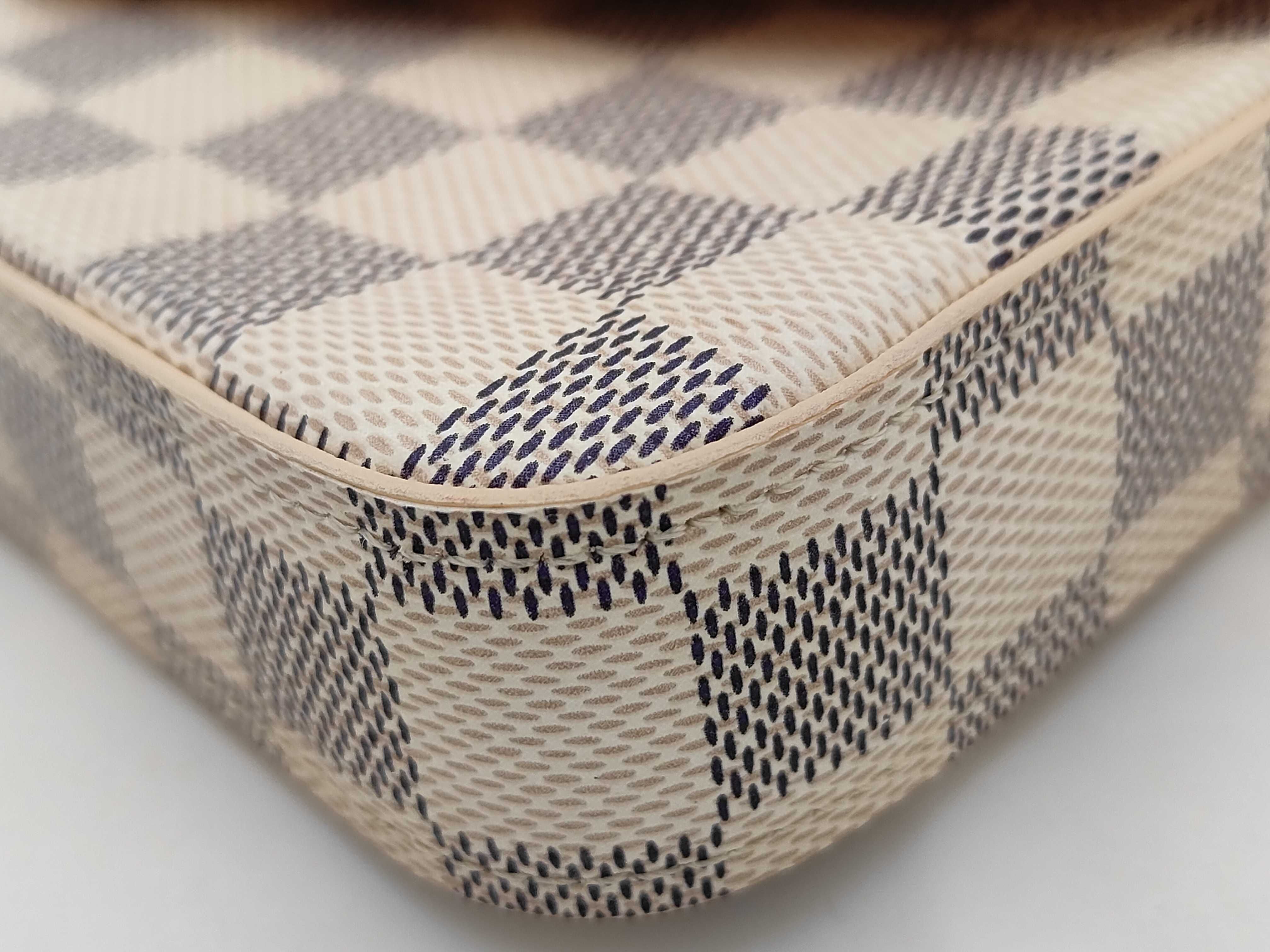 Damier Azur LV bag shoulder bag — view 4