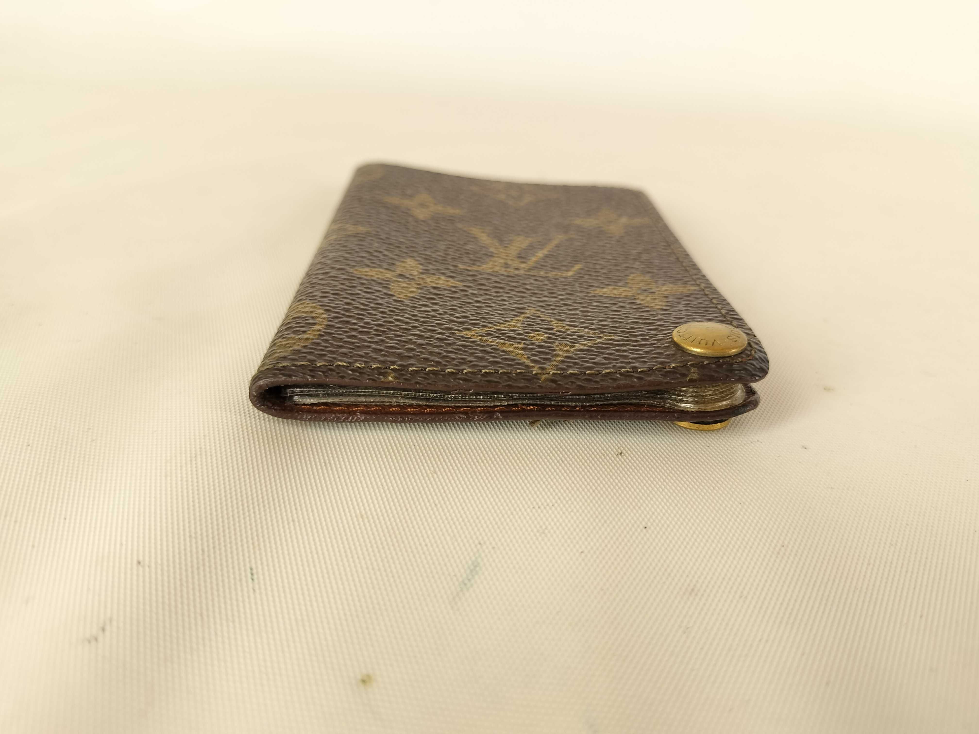 Monogram Portecarte Credit Pression Card Case — view 3