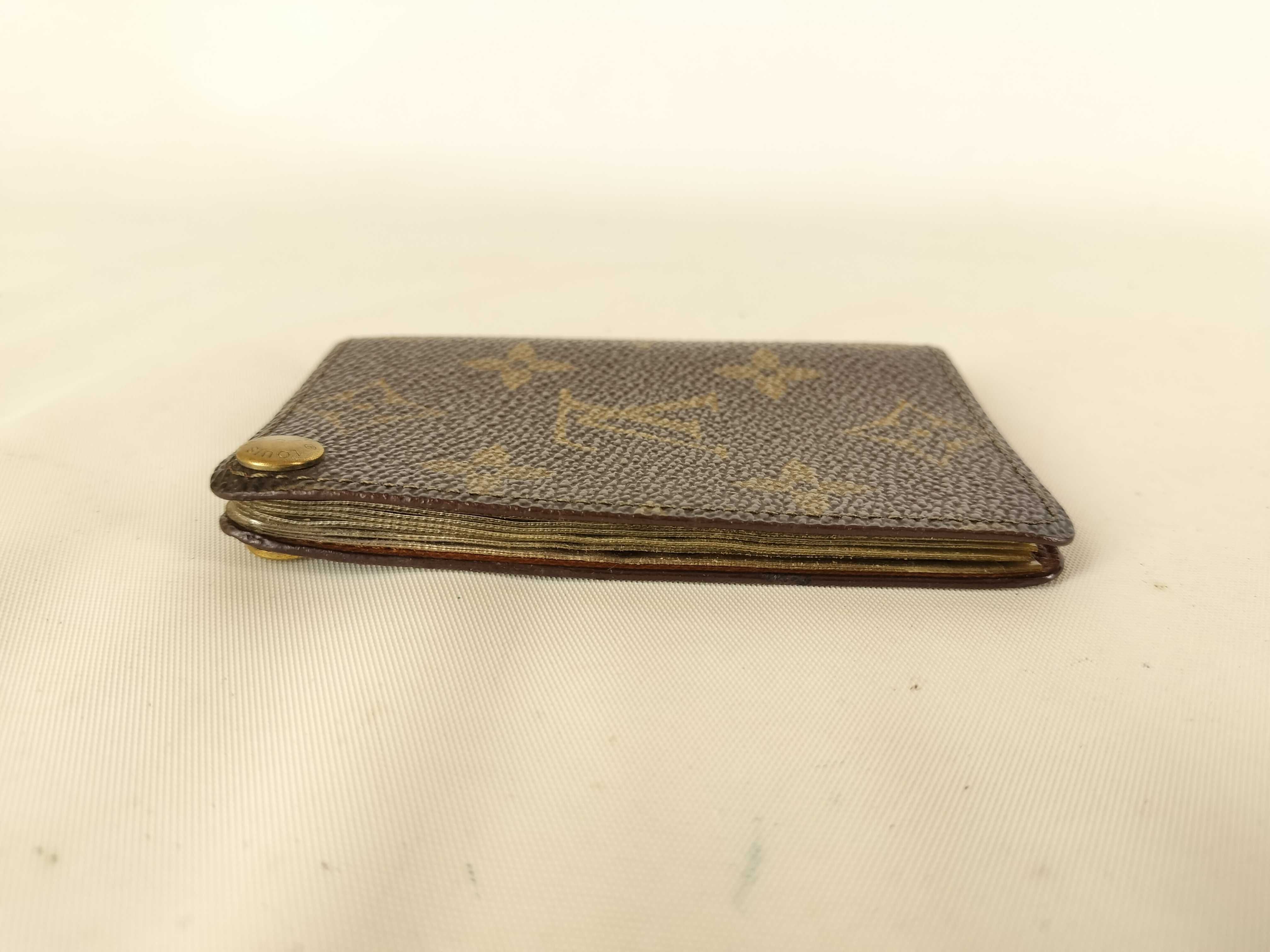 Monogram Portecarte Credit Pression Card Case — view 5