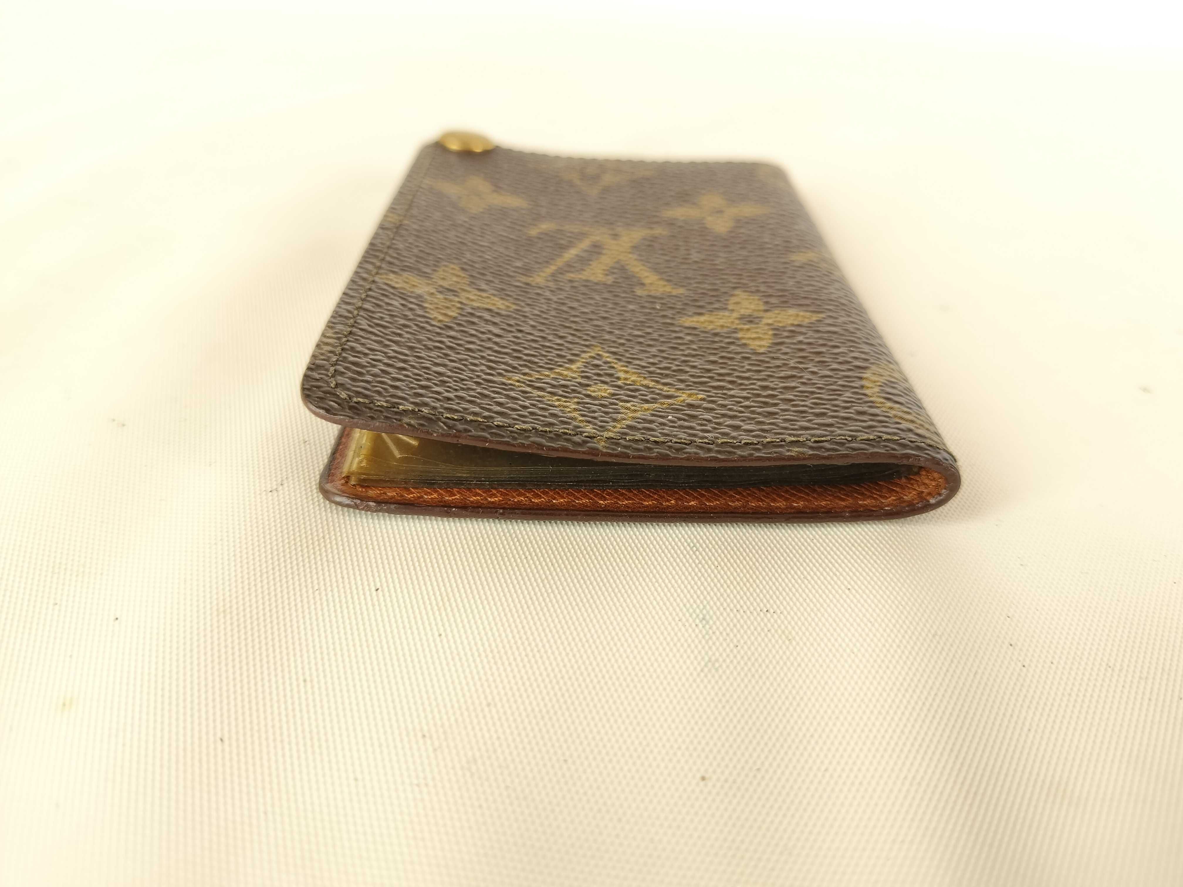 Monogram Portecarte Credit Pression Card Case — view 8