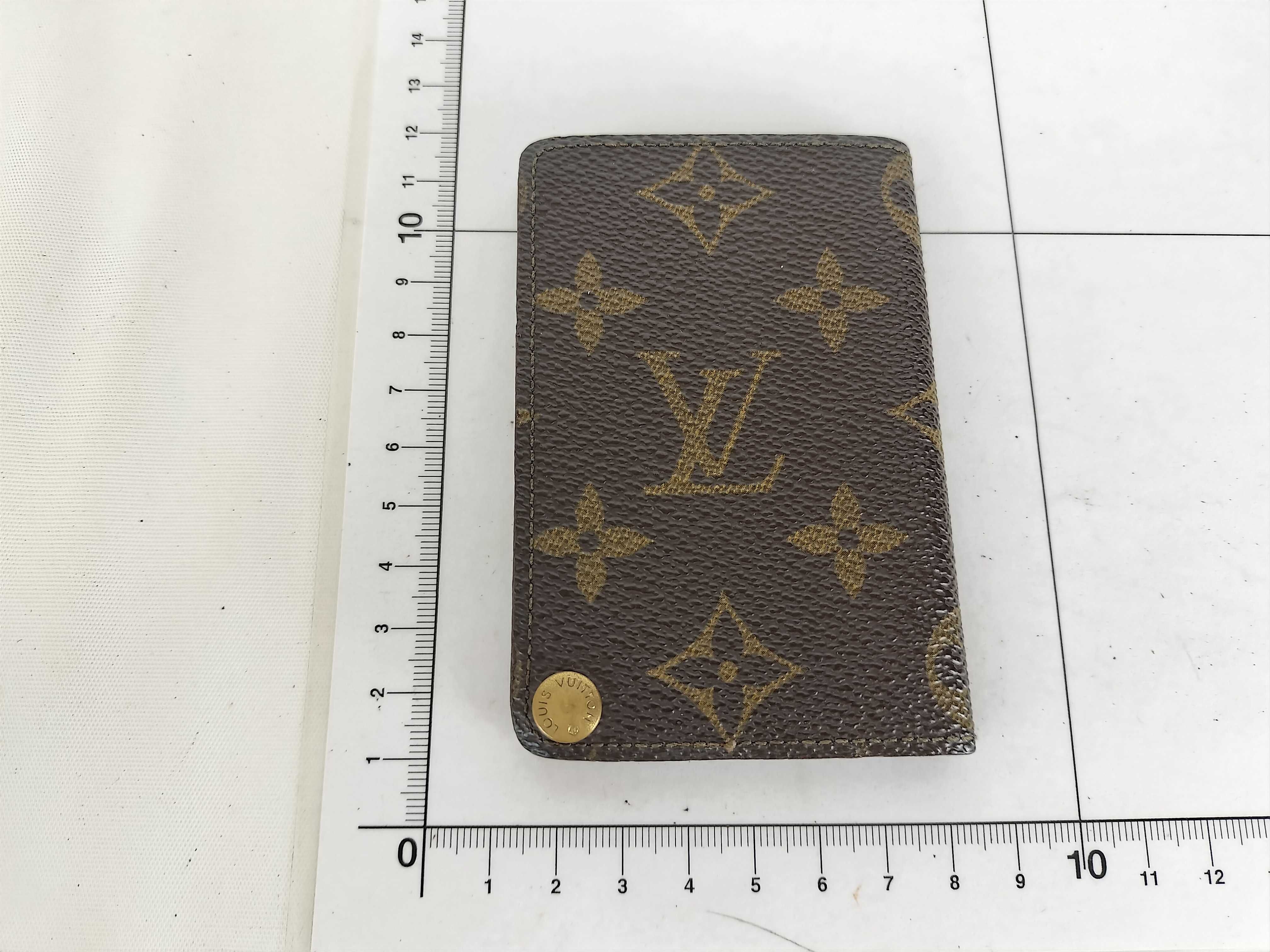 Monogram Portecarte Credit Pression Card Case — view 9