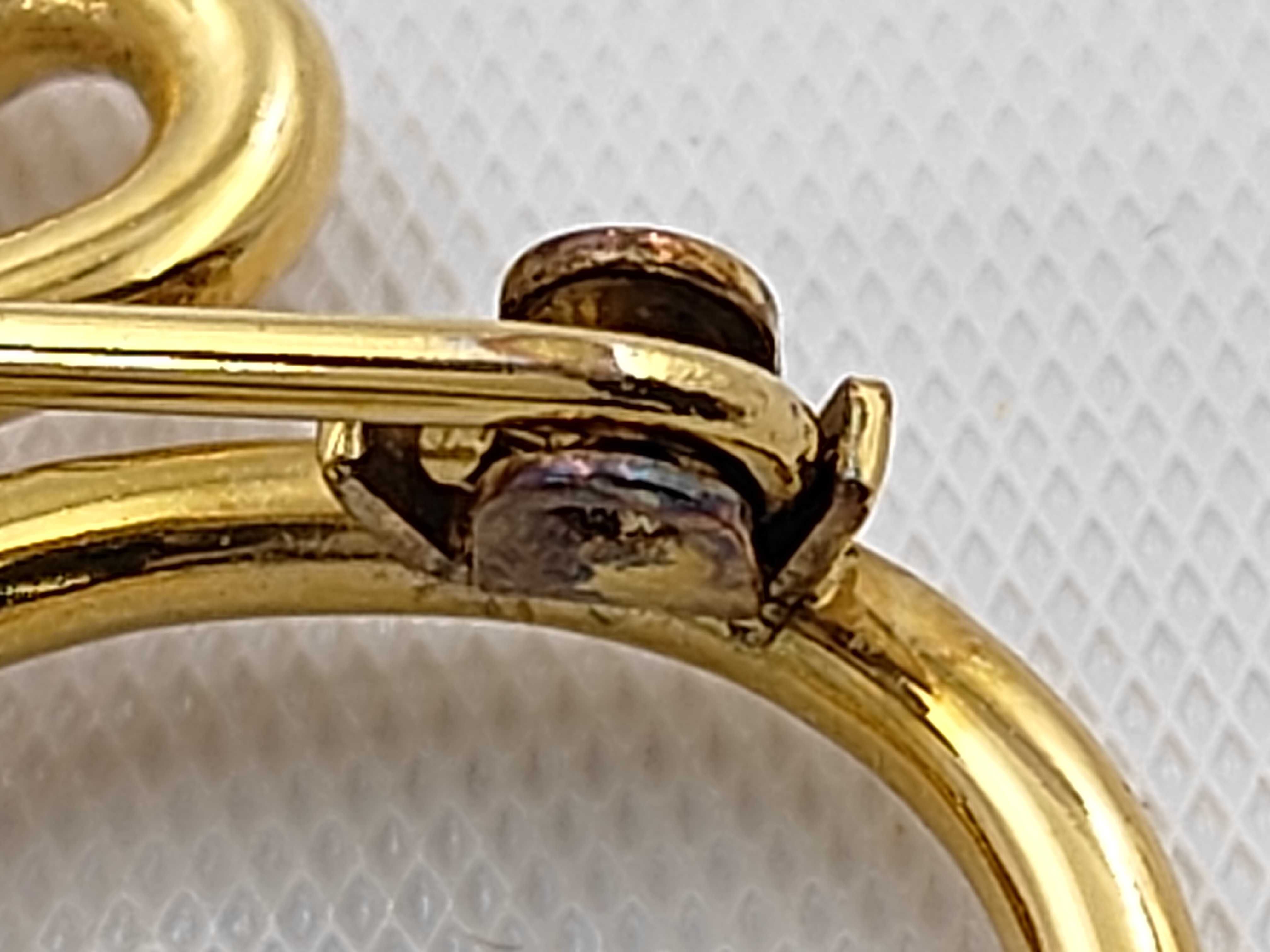 Gold Anagram Brooch — view 5