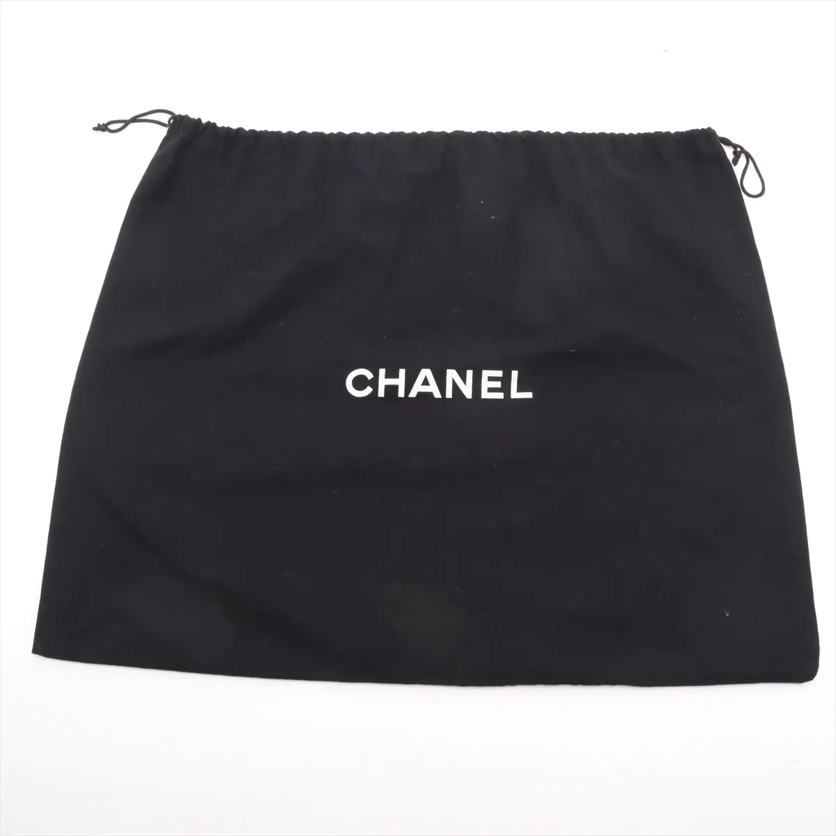 [Individually wrapped] Chanel Deca Matelasse 30 Large Caviar Skin Single Flap Double Chain Bag Black Silver Hardware 12460181 12th Series A58600 — view 12
