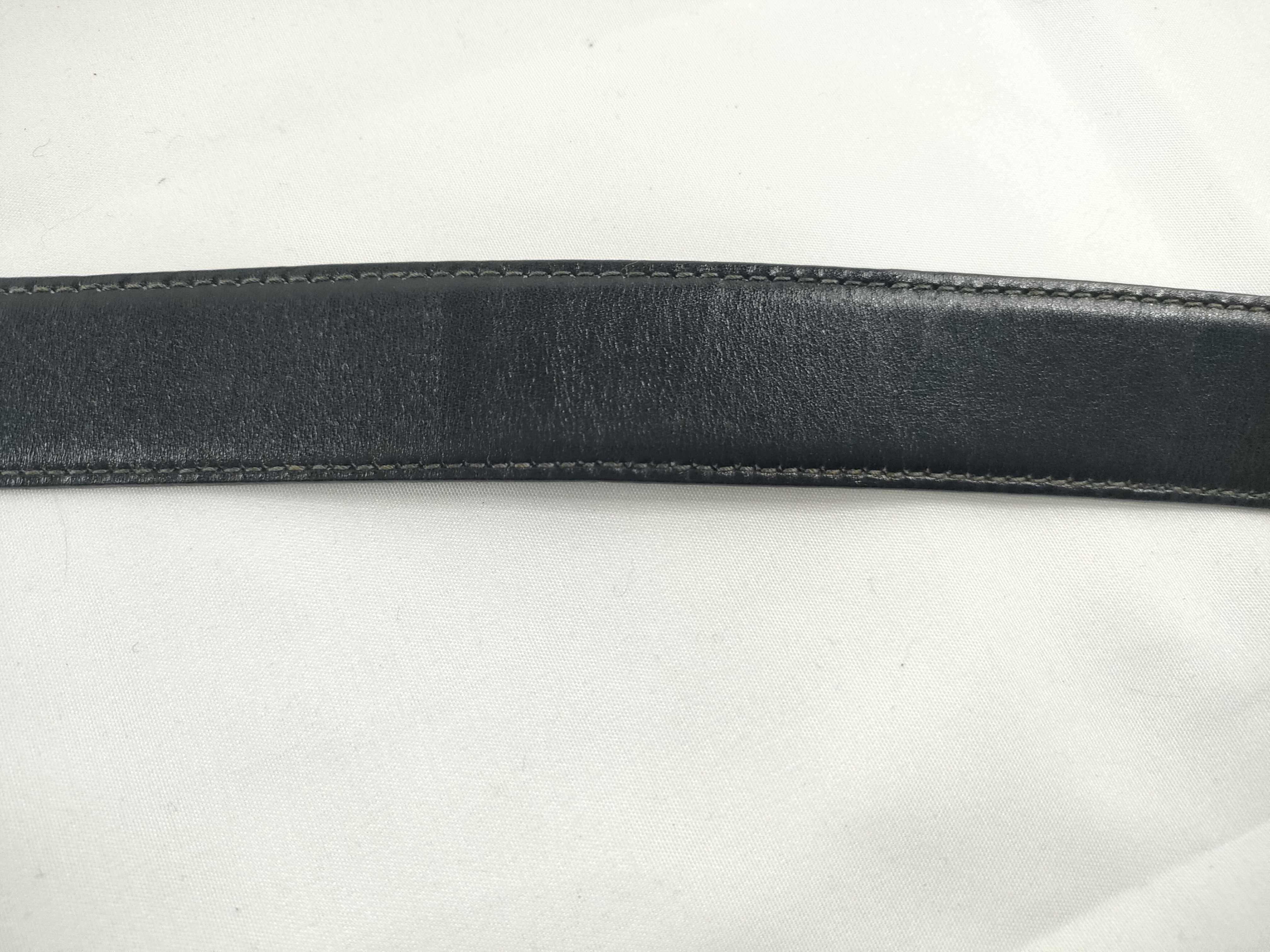 leather belt with carriage hardware, size 90. — view 8