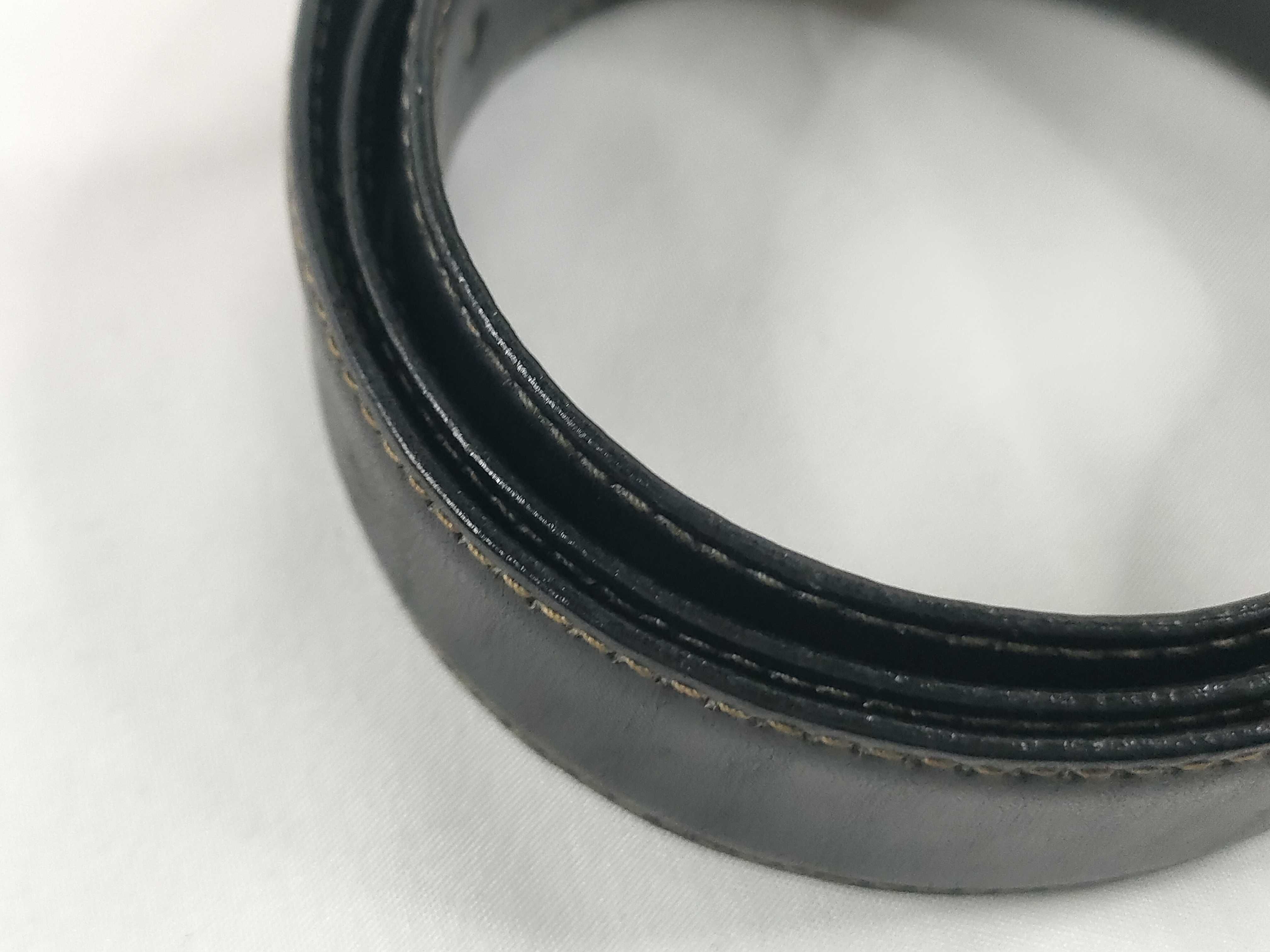 leather belt with carriage hardware, size 90. — view 9