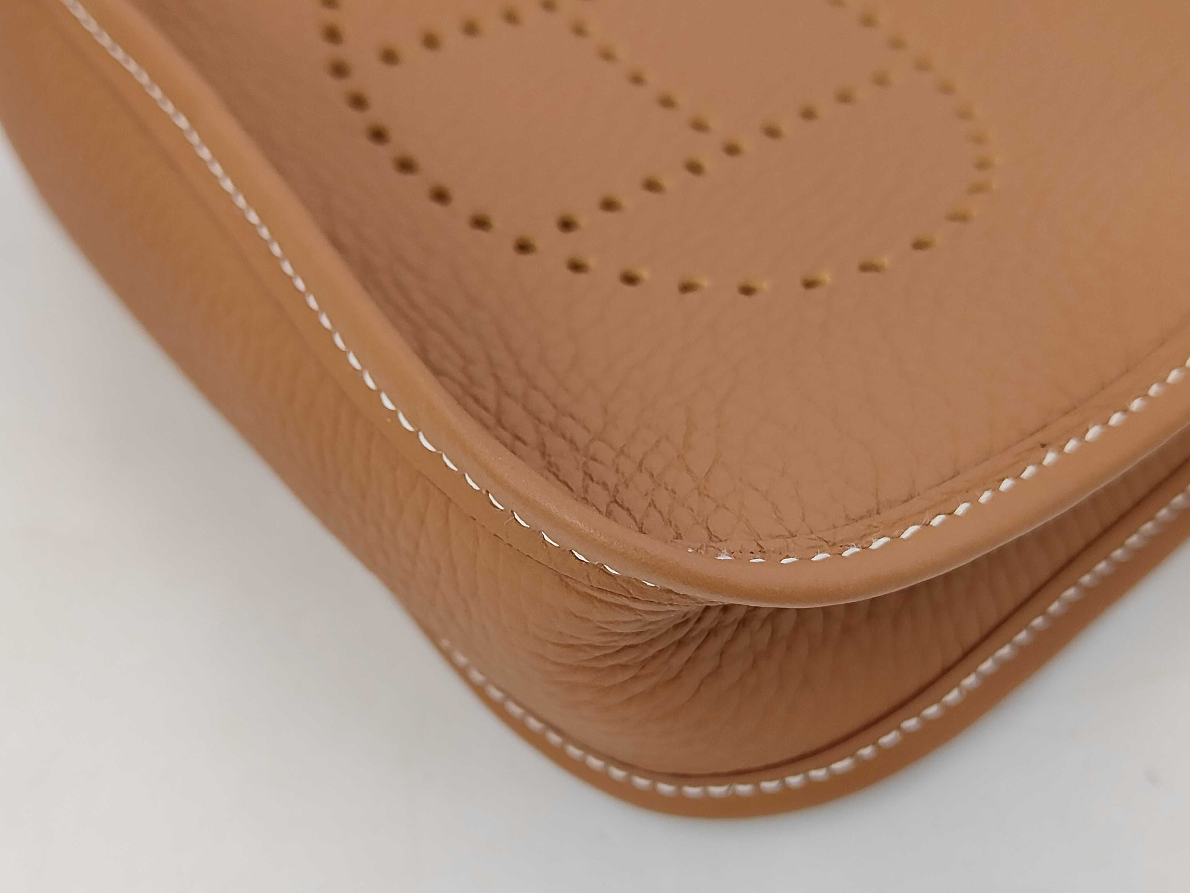 Evelyne 16 TPM Taurillon Clemence Leather, Gold, Gold Hardware, K: 2025 Shoulder Bag — view 4