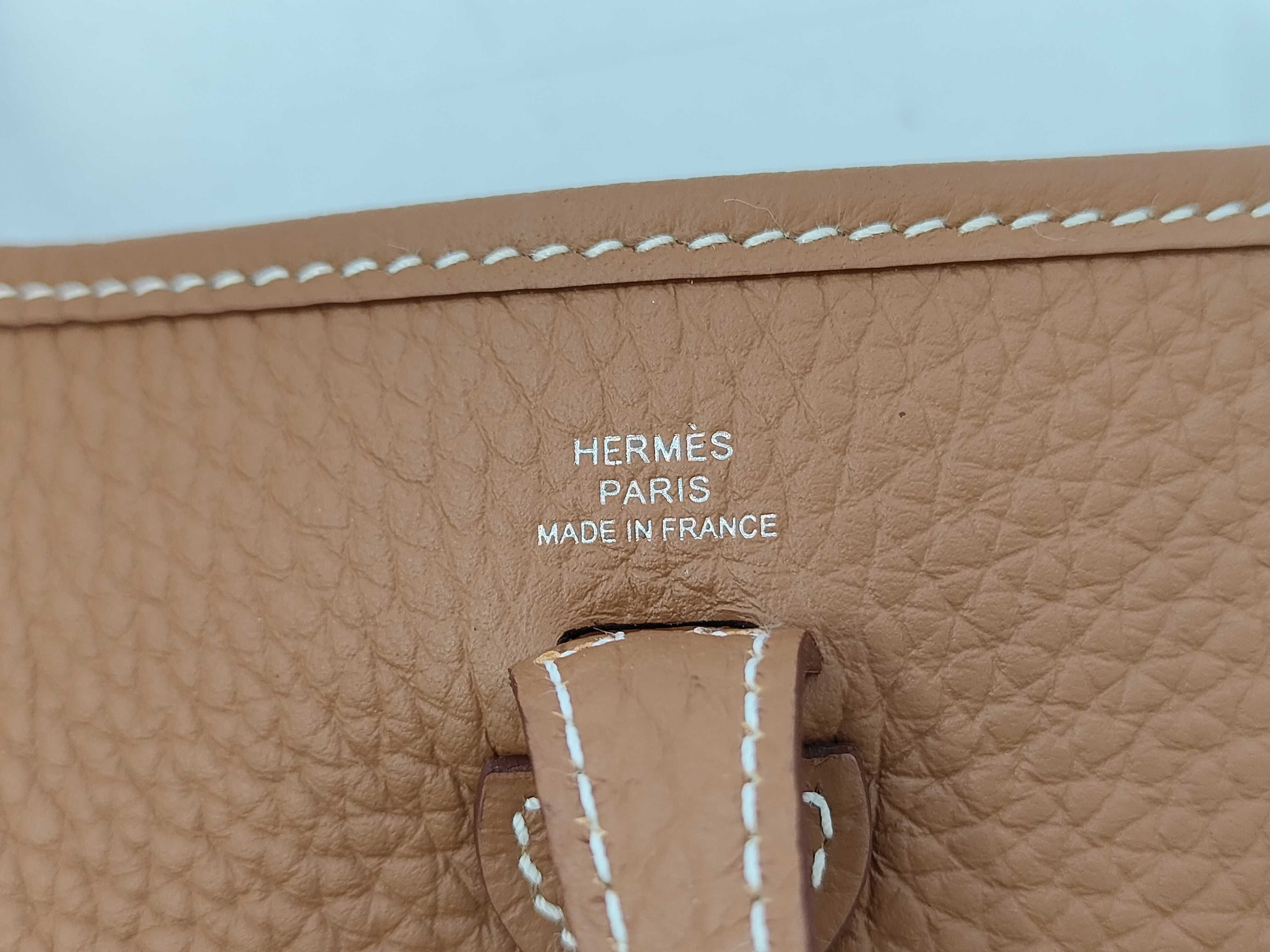 Evelyne 16 TPM Taurillon Clemence Leather, Gold, Gold Hardware, K: 2025 Shoulder Bag — view 10