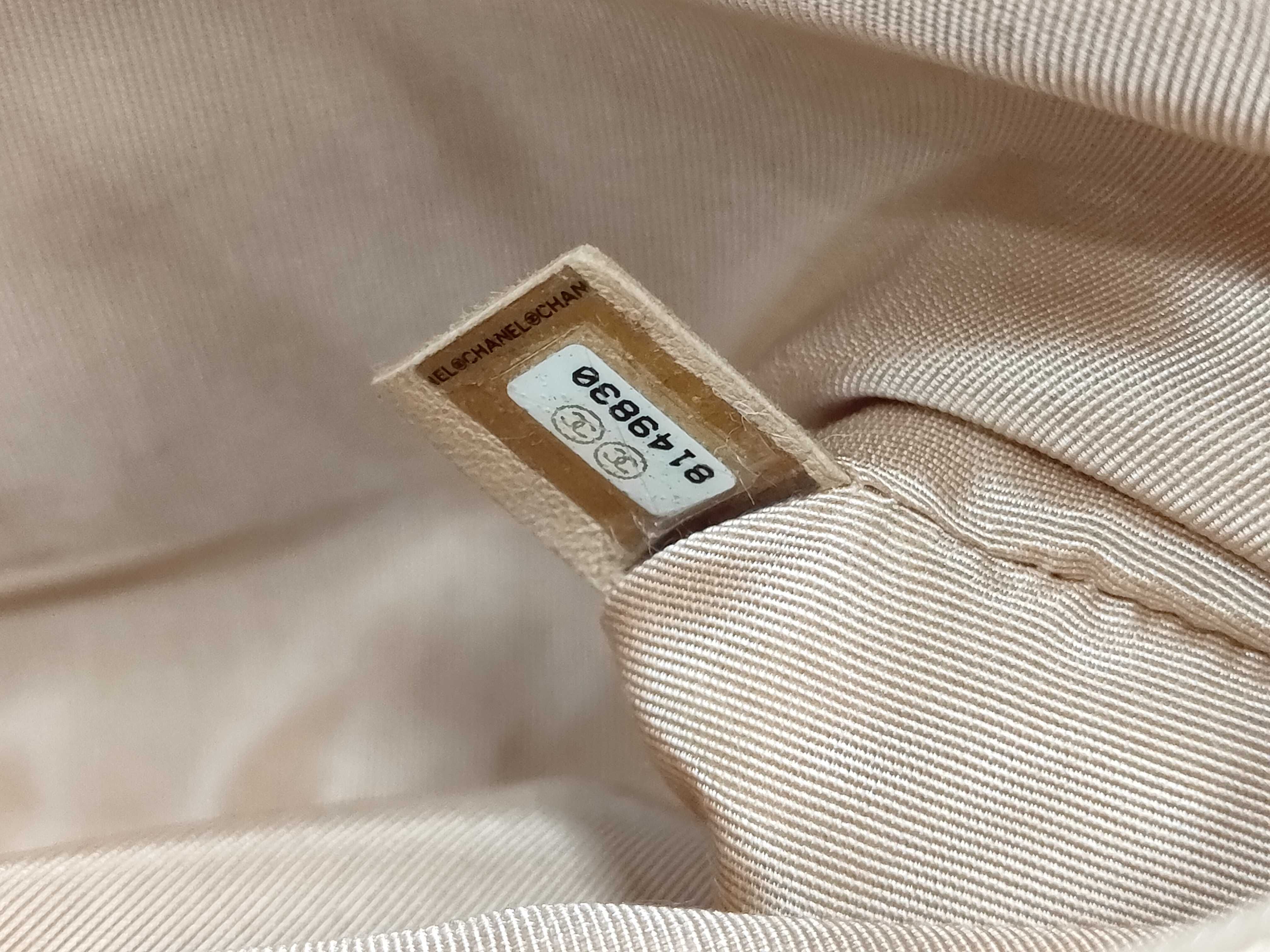 Caviar Skin Tote Bag, Beige, 7-digit serial number 8. — view 12