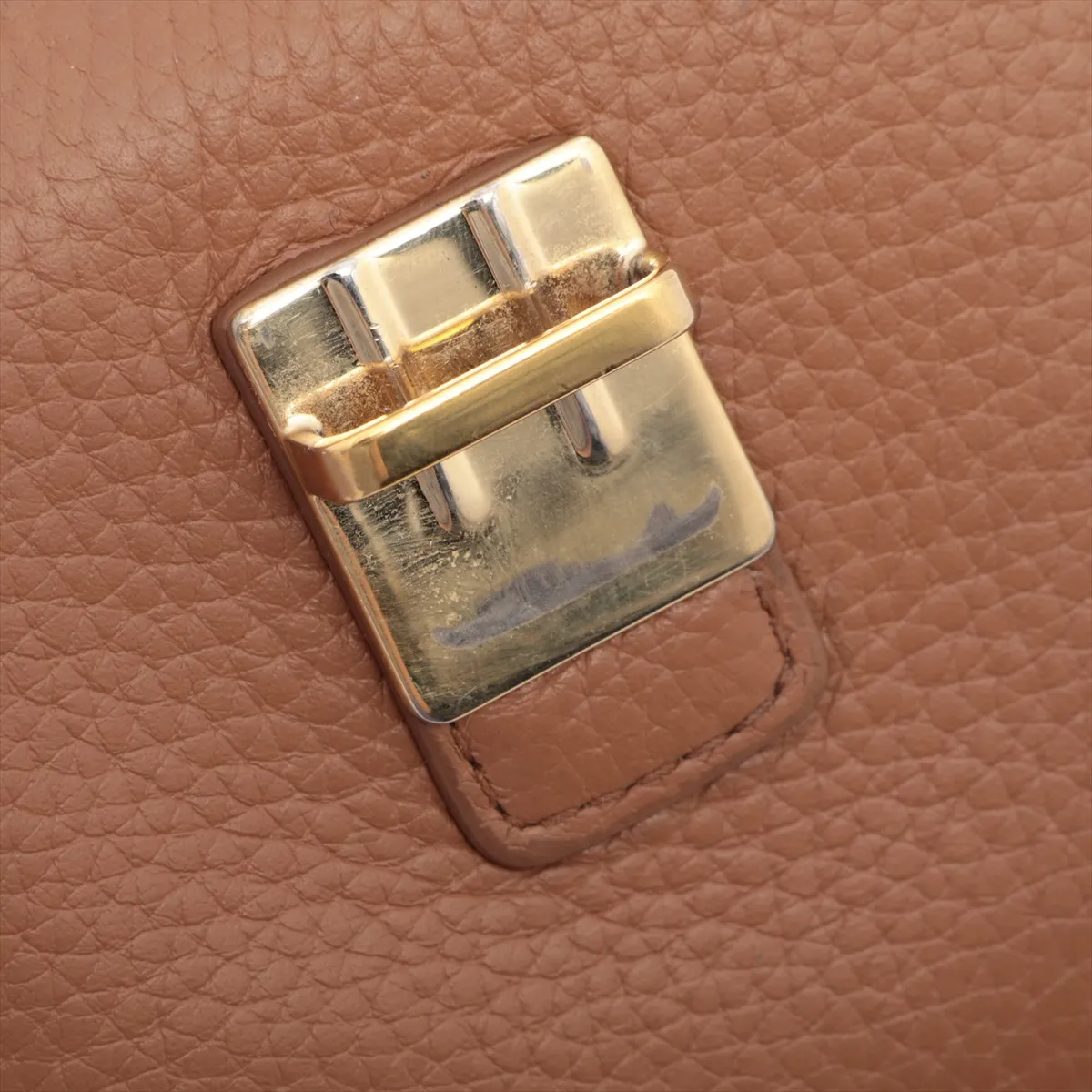 Logo 5MV204 Leather Compact Wallet Brown — view 7