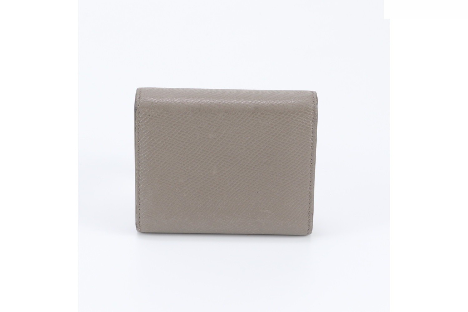 Leather trifold wallet, compact wallet, genuine leather — view 2