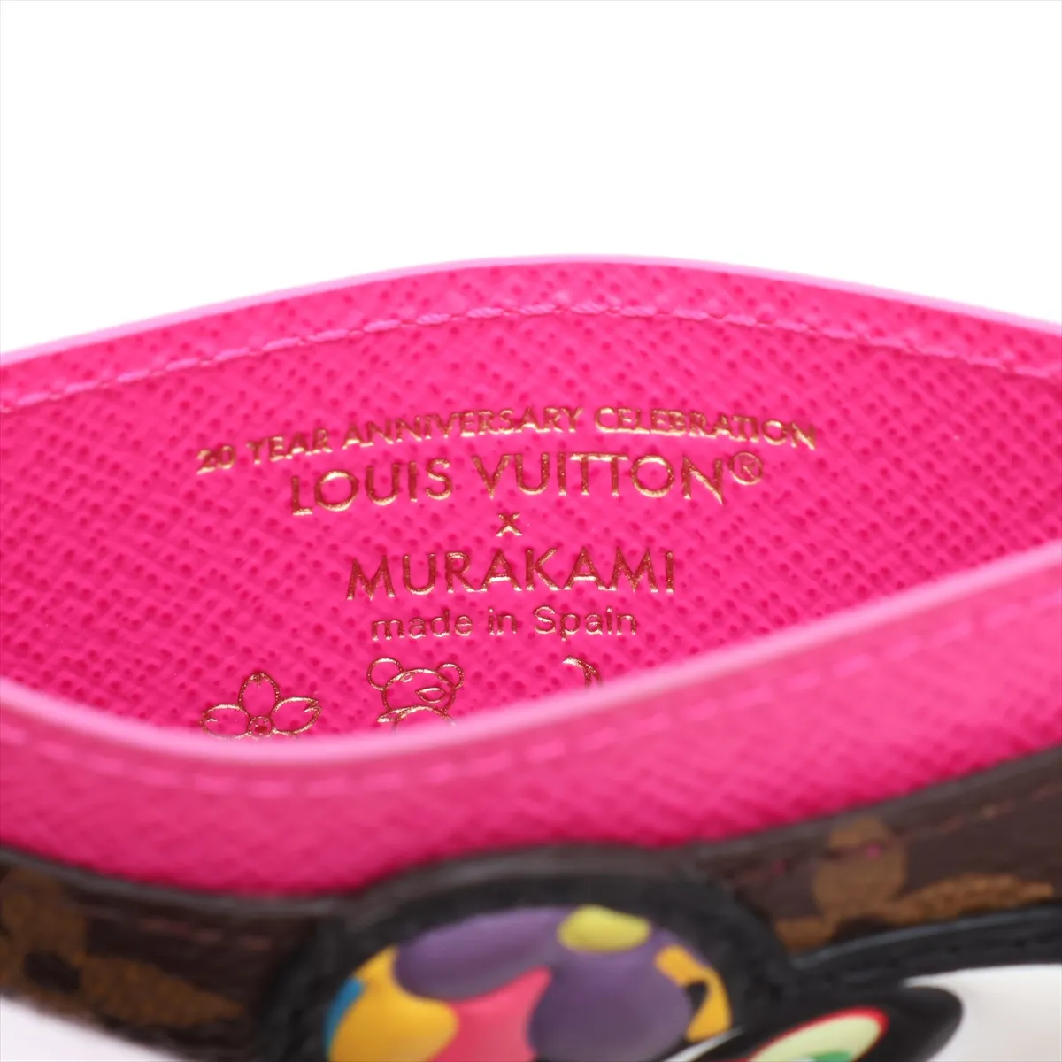 LV x TM Porte Cartes Simple M13439 Brown x Pink Card Case (RFID detected) — view 6
