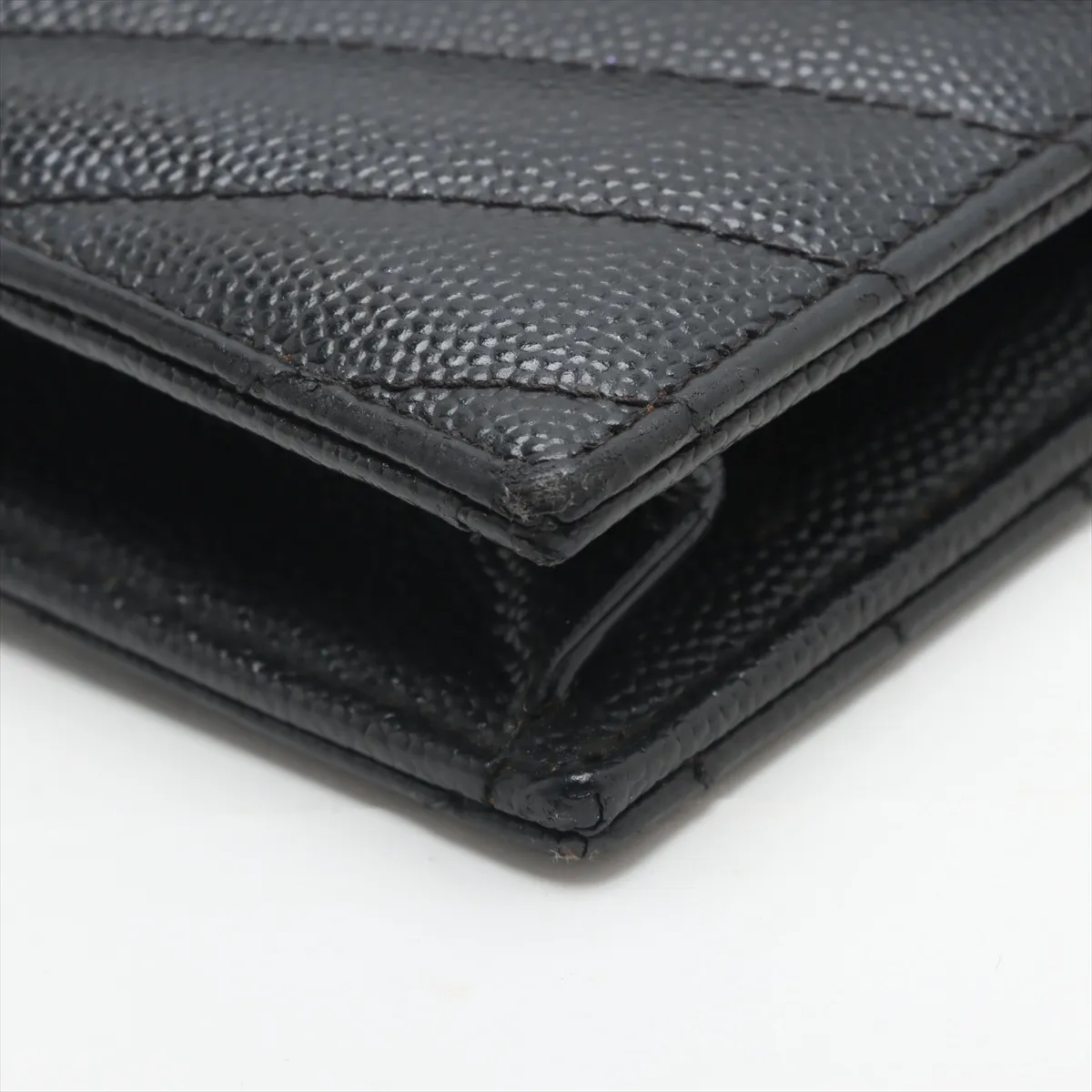 Cassandra Leather Chain Wallet Black 393953 — view 11