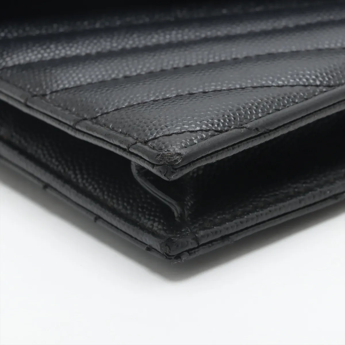 Cassandra Leather Chain Wallet Black 393953 — view 10