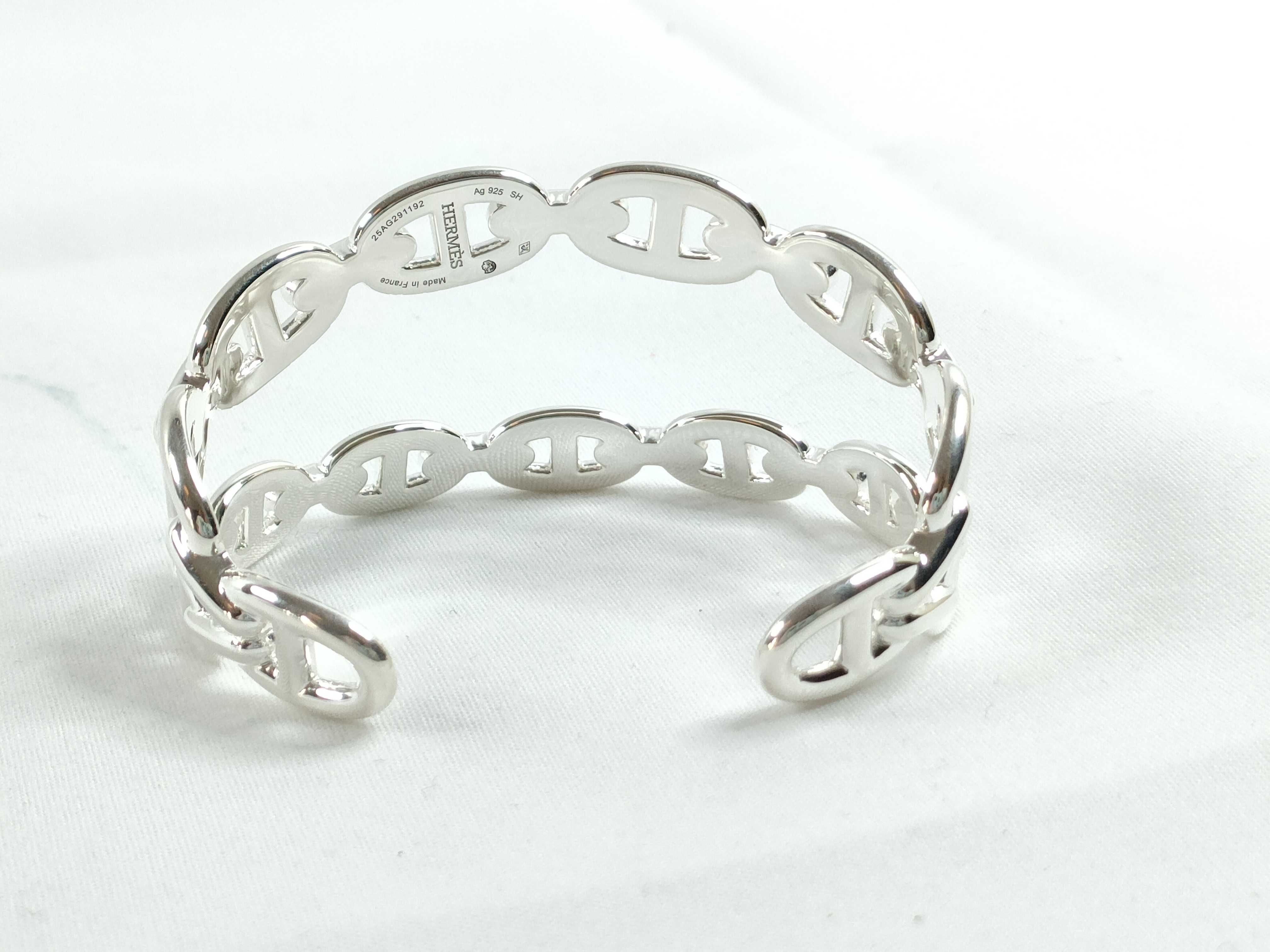 Chaine d'Ancre Enchainée Double SV925 38.3g SH Bracelet/Bangle — view 3