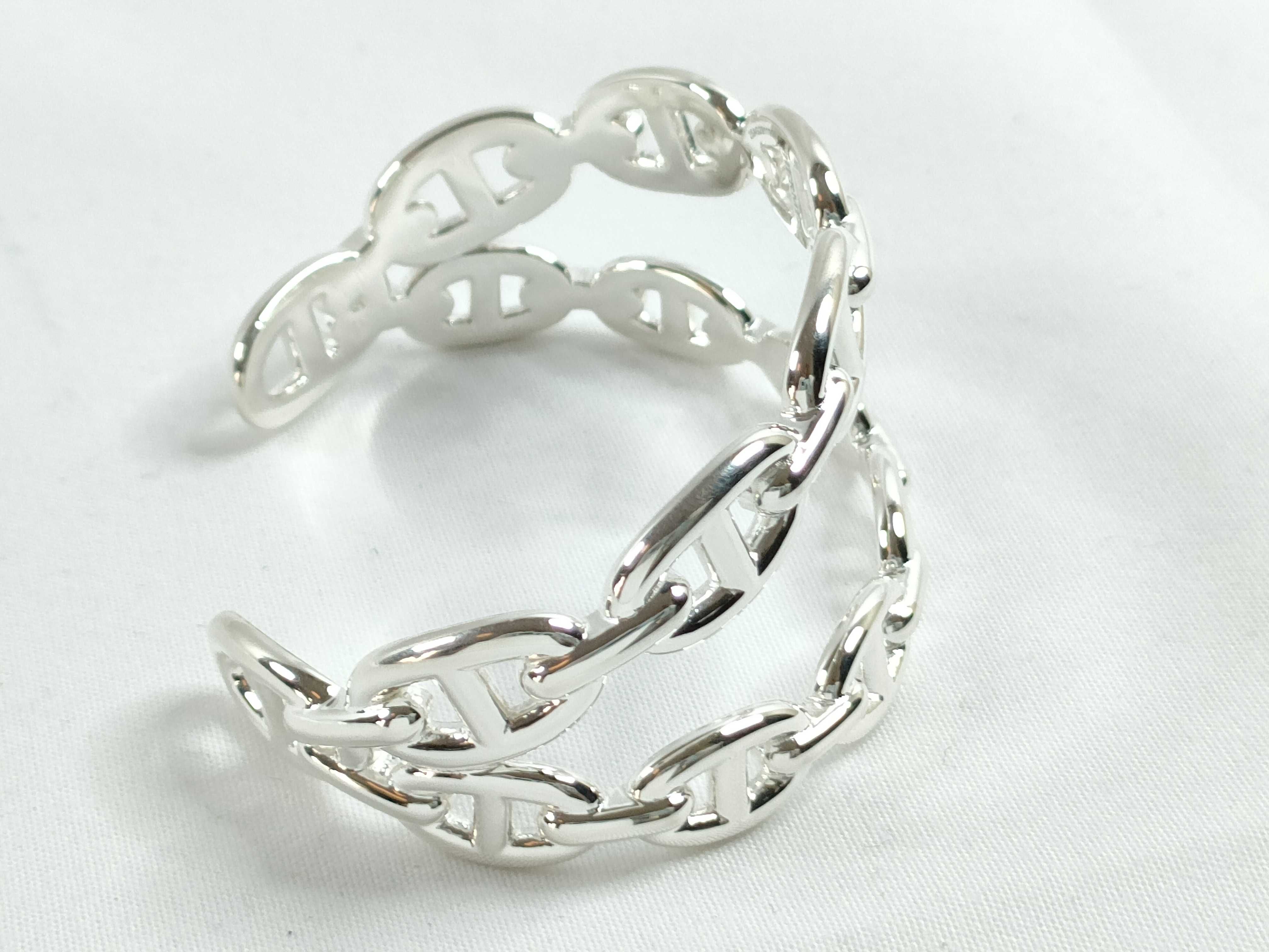Chaine d'Ancre Enchainée Double SV925 38.3g SH Bracelet/Bangle — view 4