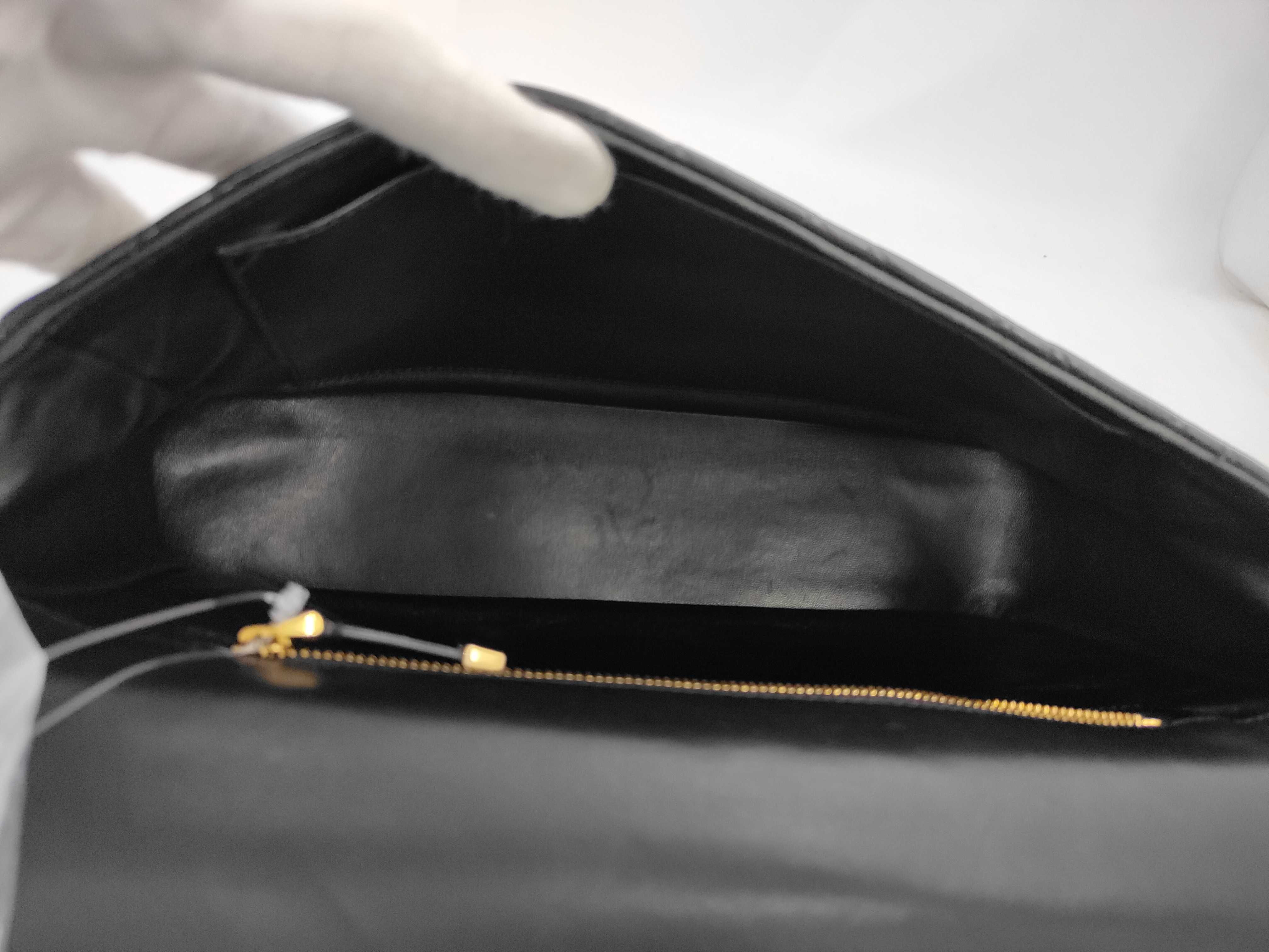 Christian Caro Canage Gold Hardware Chain Shoulder Bag Black Shoulder Bag — view 8