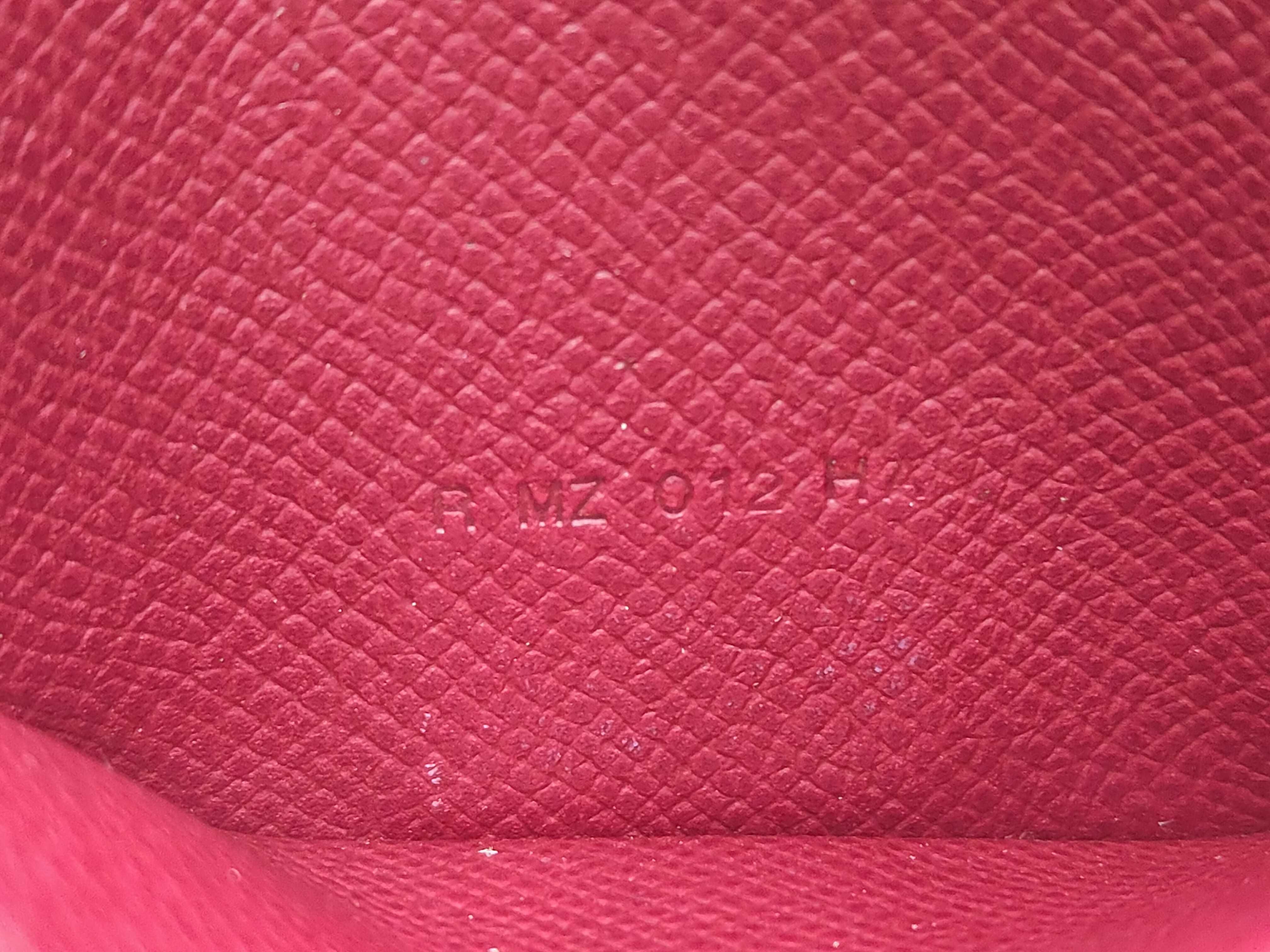 Red Epsom Bearn Long Wallet (with R stamp) — view 8