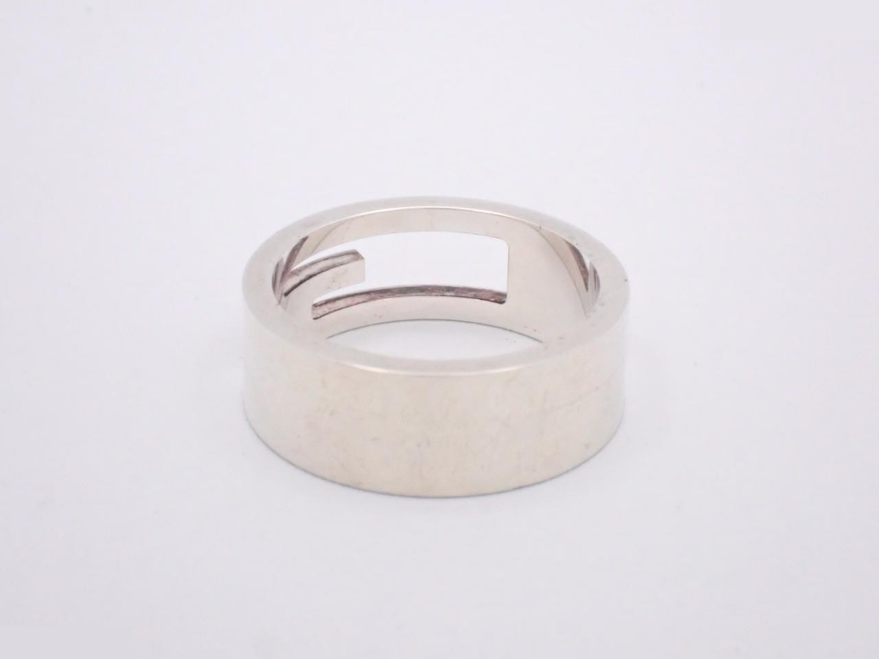 Branded G Cutout G Logo Sterling Silver 925 (SV) Gucci — view 2